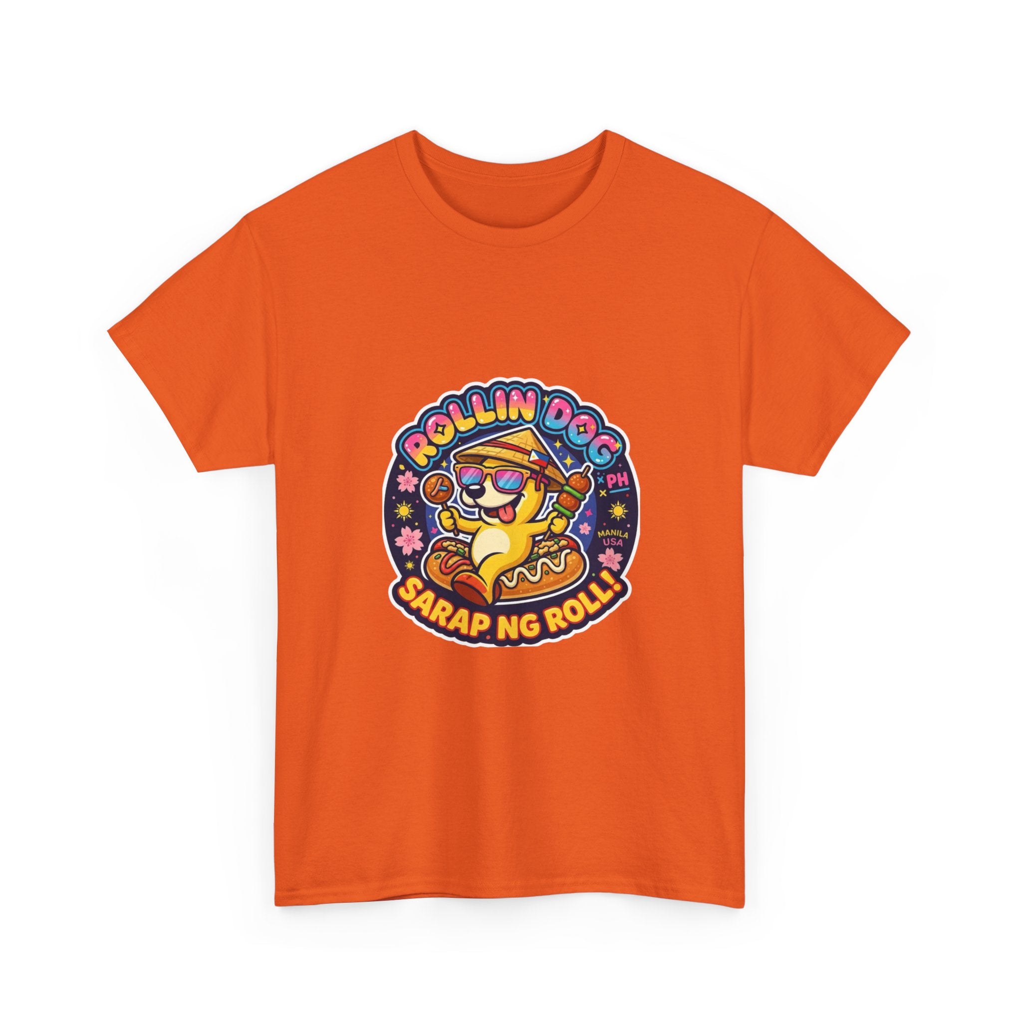 T-Shirt — "Rollin Dog" Sarap ng Roll Cute Filipino Foodie Tee