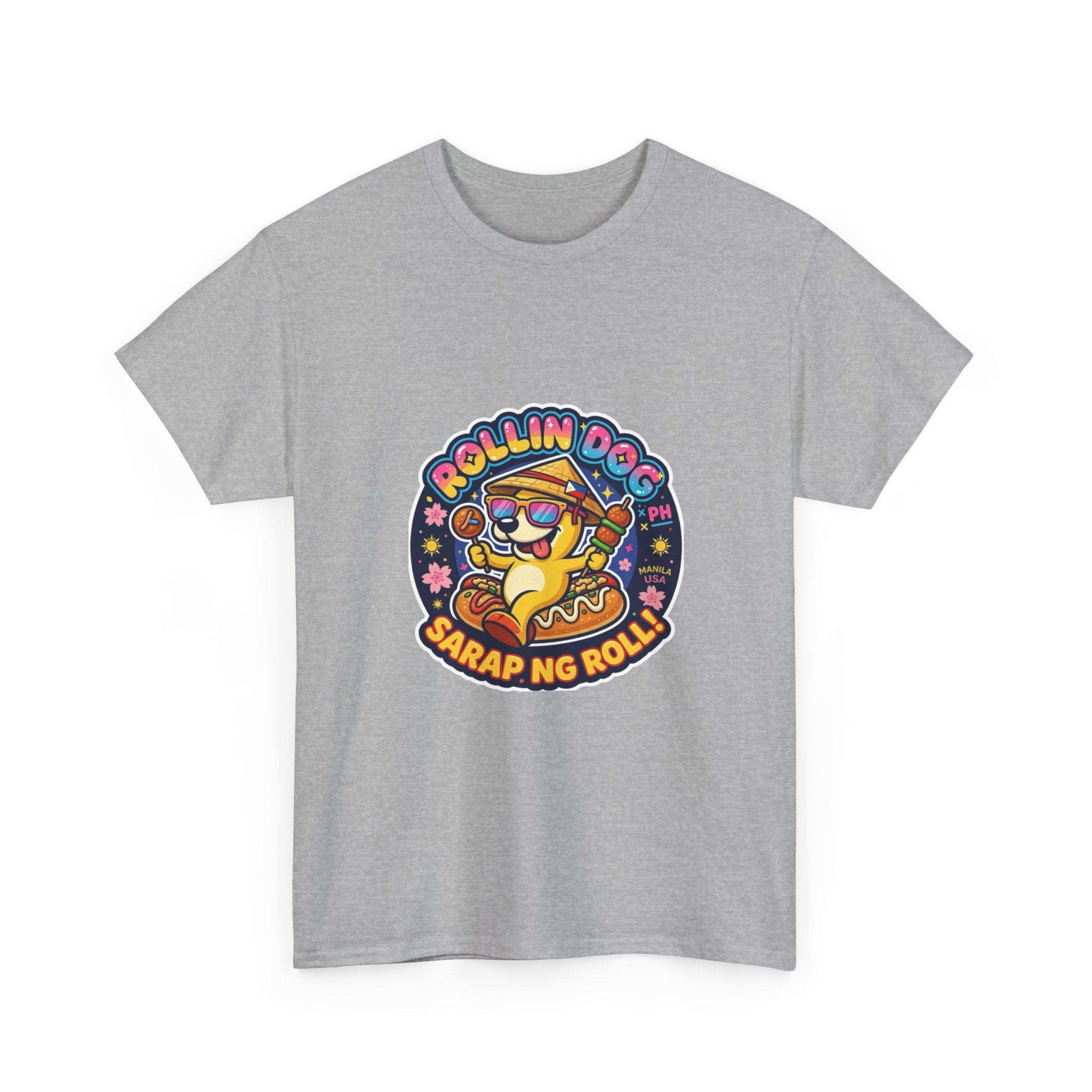 T-Shirt — "Rollin Dog" Sarap ng Roll Cute Filipino Foodie Tee