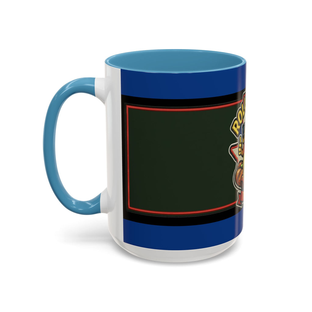 Texas Rollin Dog 'Dog Gone Delicious' Accent Coffee Mug – Fun Hot Dog Logo 11/15oz