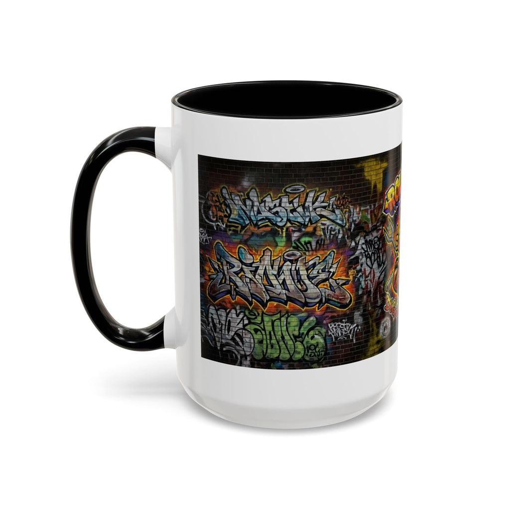 Rollin Dog Hot Dog Mug — Graffiti Skate Vibe Coffee Cup (11/15oz)