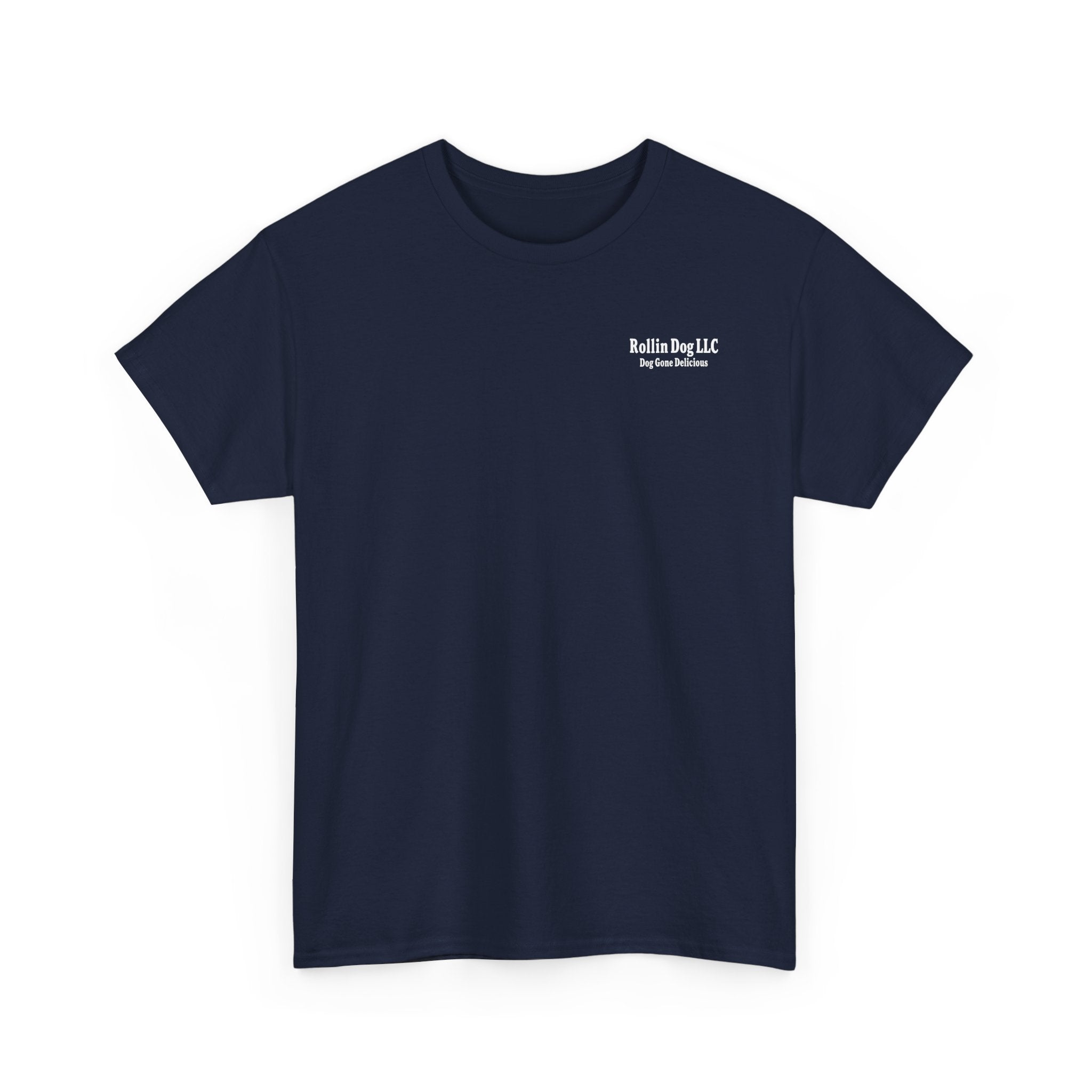 T-Shirt — "Rollin Dog: Dog Gone Delicious" Retro Hot Dog Graphic Tee