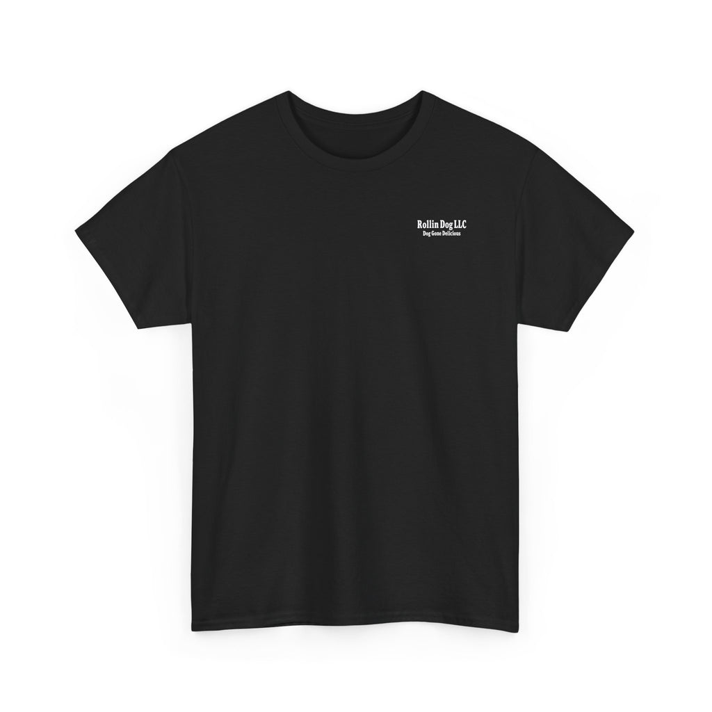 T-Shirt — "Rollin Dog: Dog Gone Delicious" Retro Hot Dog Graphic Tee