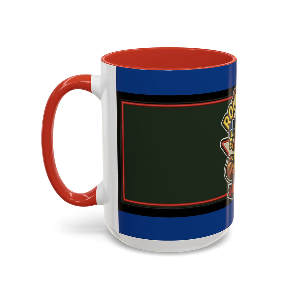 Texas Rollin Dog 'Dog Gone Delicious' Accent Coffee Mug – Fun Hot Dog Logo 11/15oz