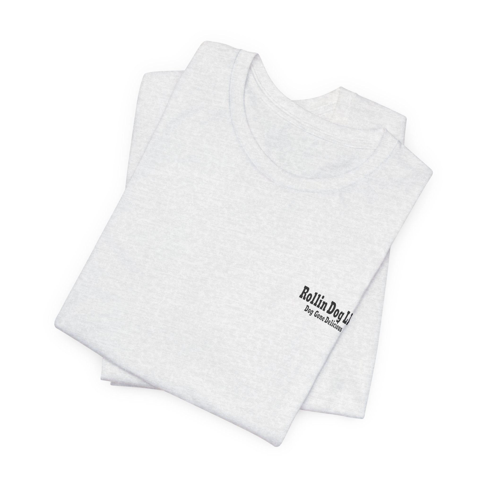 Rollin Dog Graphic Tee Graffiti 1 — Retro Hot Dog Street Art T-Shirt