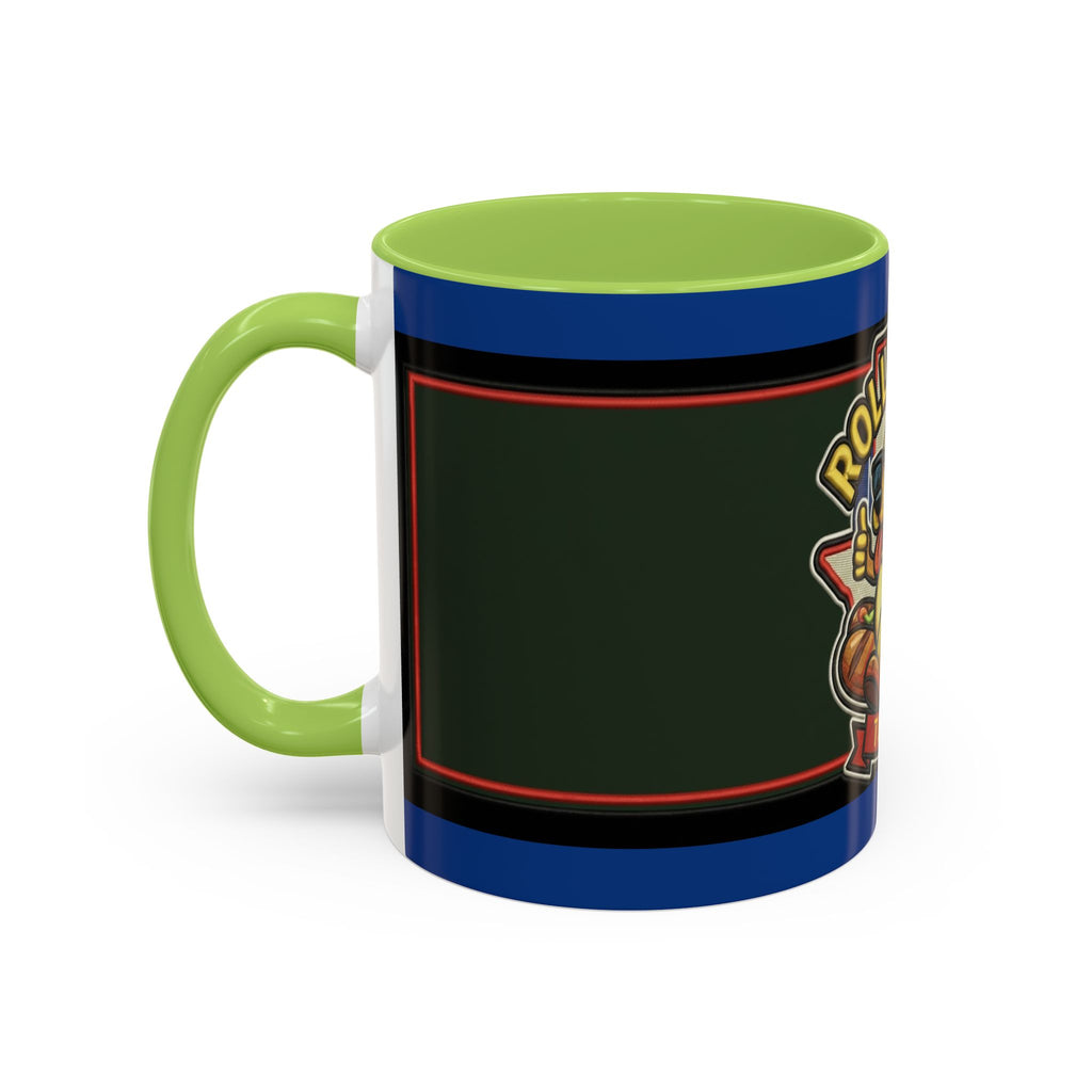 Texas Rollin Dog 'Dog Gone Delicious' Accent Coffee Mug – Fun Hot Dog Logo 11/15oz