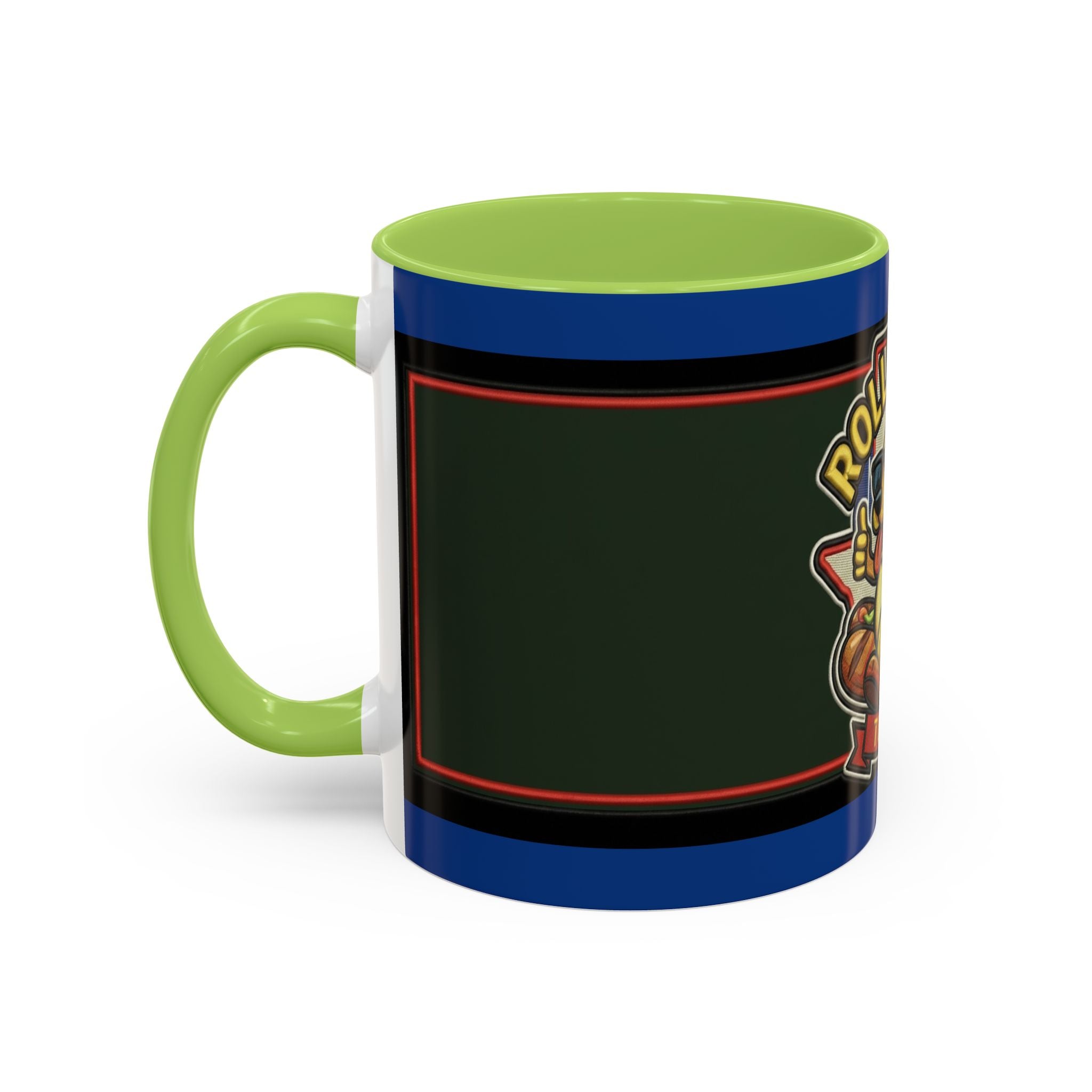 Texas Rollin Dog 'Dog Gone Delicious' Accent Coffee Mug – Fun Hot Dog Logo 11/15oz