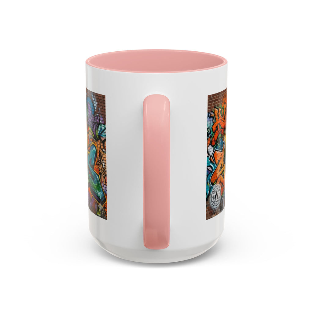 Rollin' Dog Graffiti Coffee Mug — Fun Hot Dog Street Art Accent Mug (11/15oz)