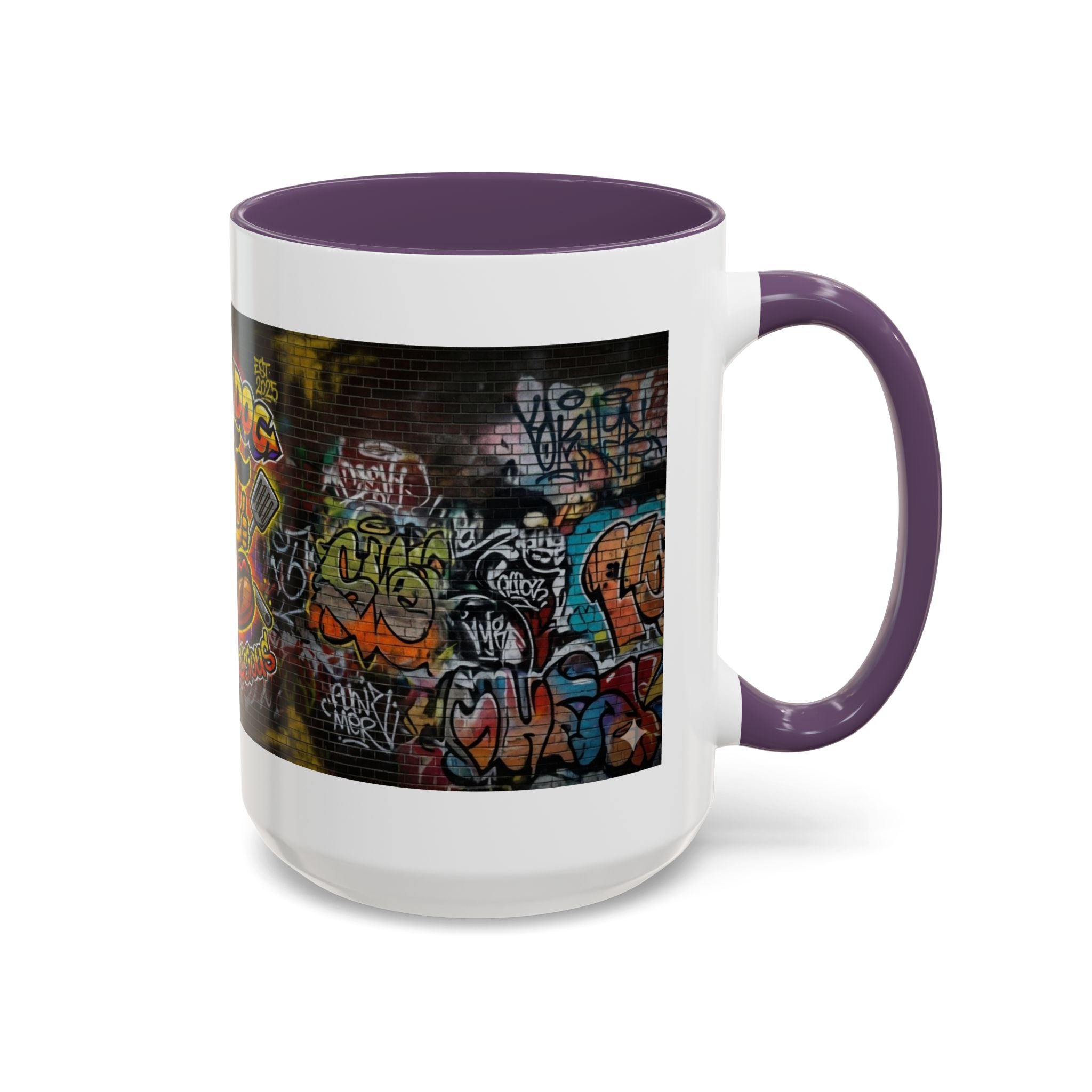Rollin Dog Hot Dog Mug — Graffiti Skate Vibe Coffee Cup (11/15oz)