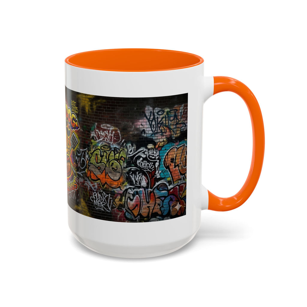 Rollin Dog Hot Dog Mug — Graffiti Skate Vibe Coffee Cup (11/15oz)