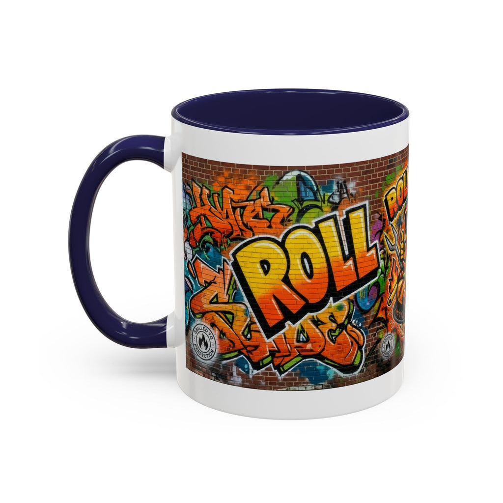 Rollin' Dog Graffiti Coffee Mug — Fun Hot Dog Street Art Accent Mug (11/15oz)