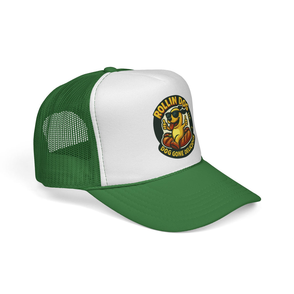 Original Trucker Hat — "Rollin Dog" Retro Hot Dog Logo Cap