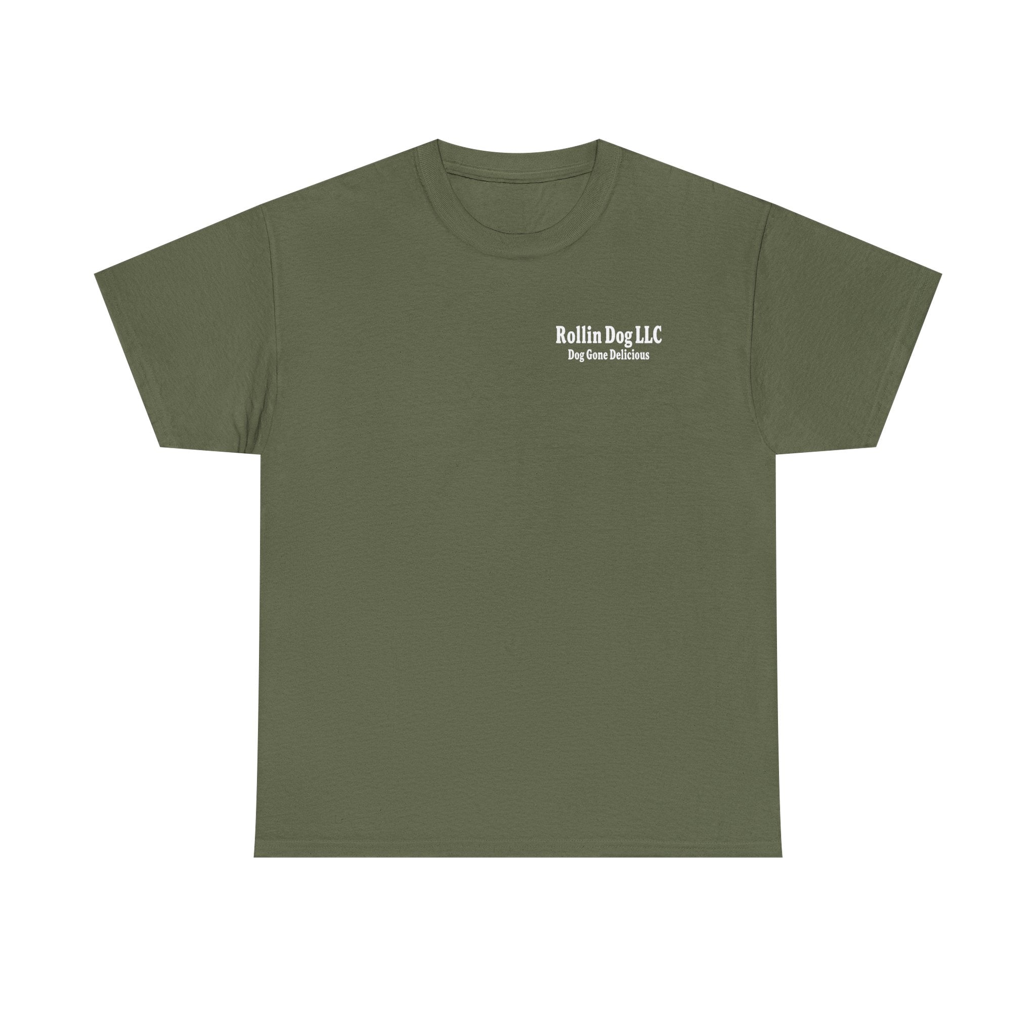 Rollin Dog Tee Graffiti 3 — 'Rollin Dog: Dog Gone Delicious' Graphic T‑Shirt