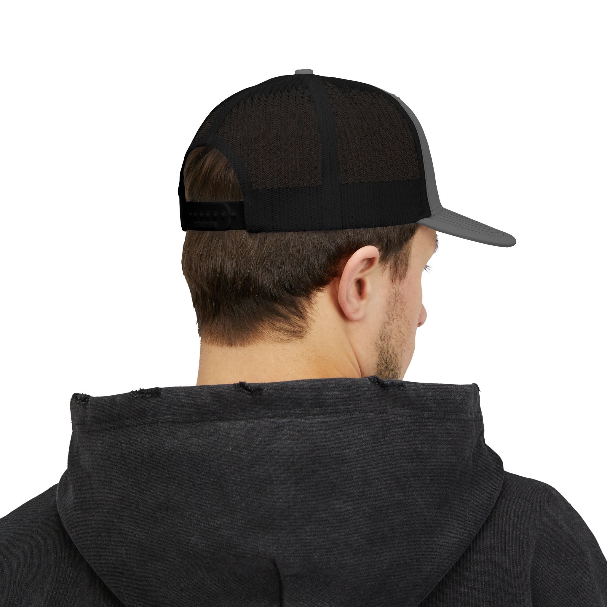 Trucker Cap — "Rollin' Dog" Embroidered Snapback