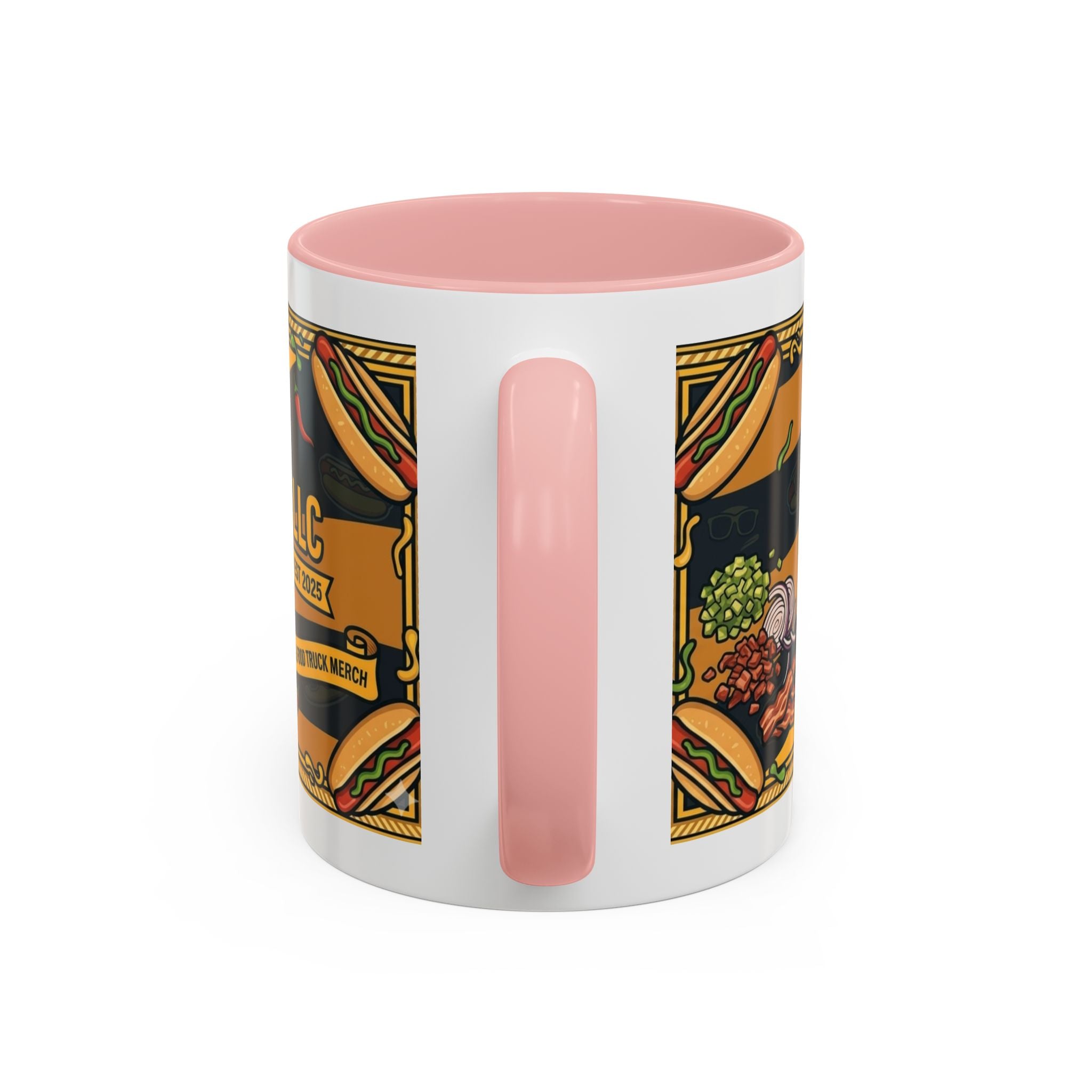 Rollin Dog Hot Dog Mug — Retro 'Dog Gone Delicious' Coffee Cup (11/15oz)