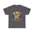 Rollin Dog Skateboard Hot Dog T-Shirt — 'Rollin Dog LLC: Dog Gone Delicious' Vintage Logo Tee