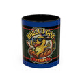 Texas Rollin Dog 'Dog Gone Delicious' Accent Coffee Mug – Fun Hot Dog Logo 11/15oz