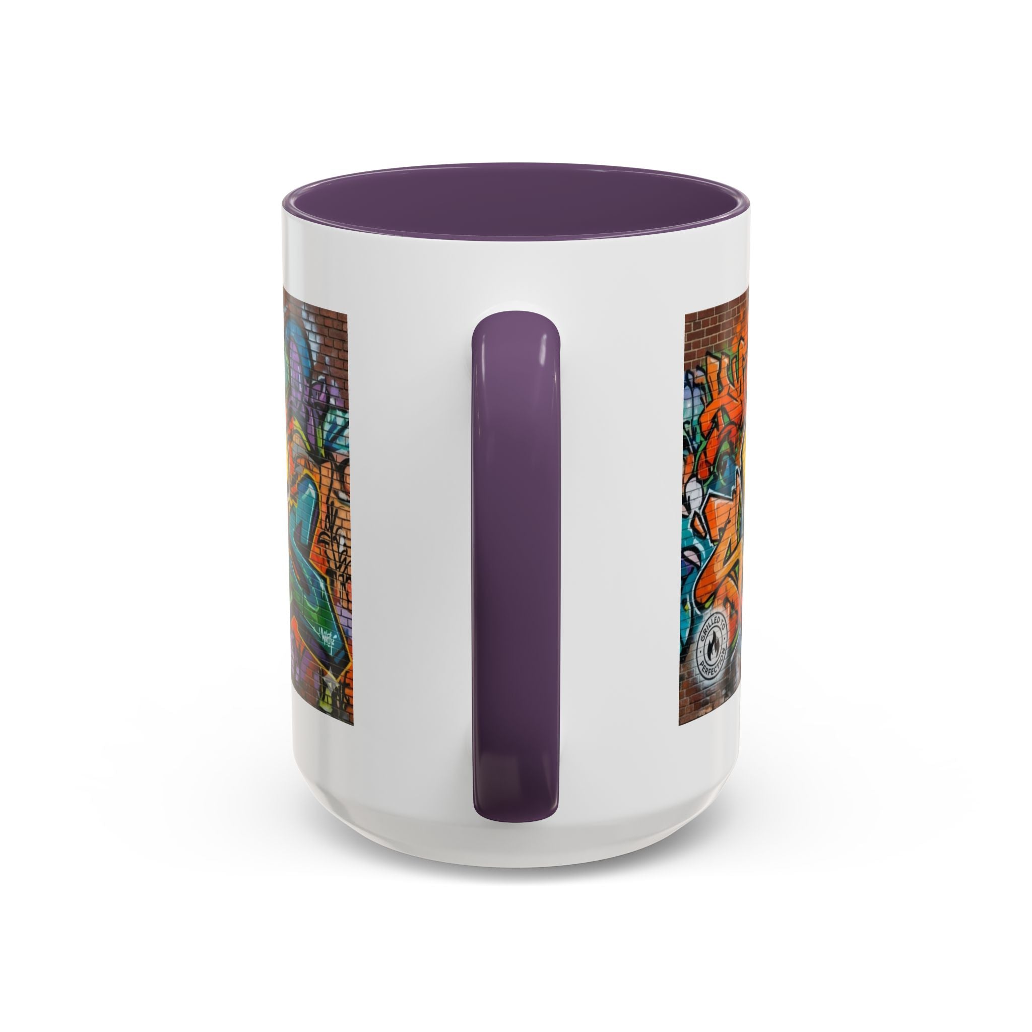Rollin' Dog Graffiti Coffee Mug — Fun Hot Dog Street Art Accent Mug (11/15oz)