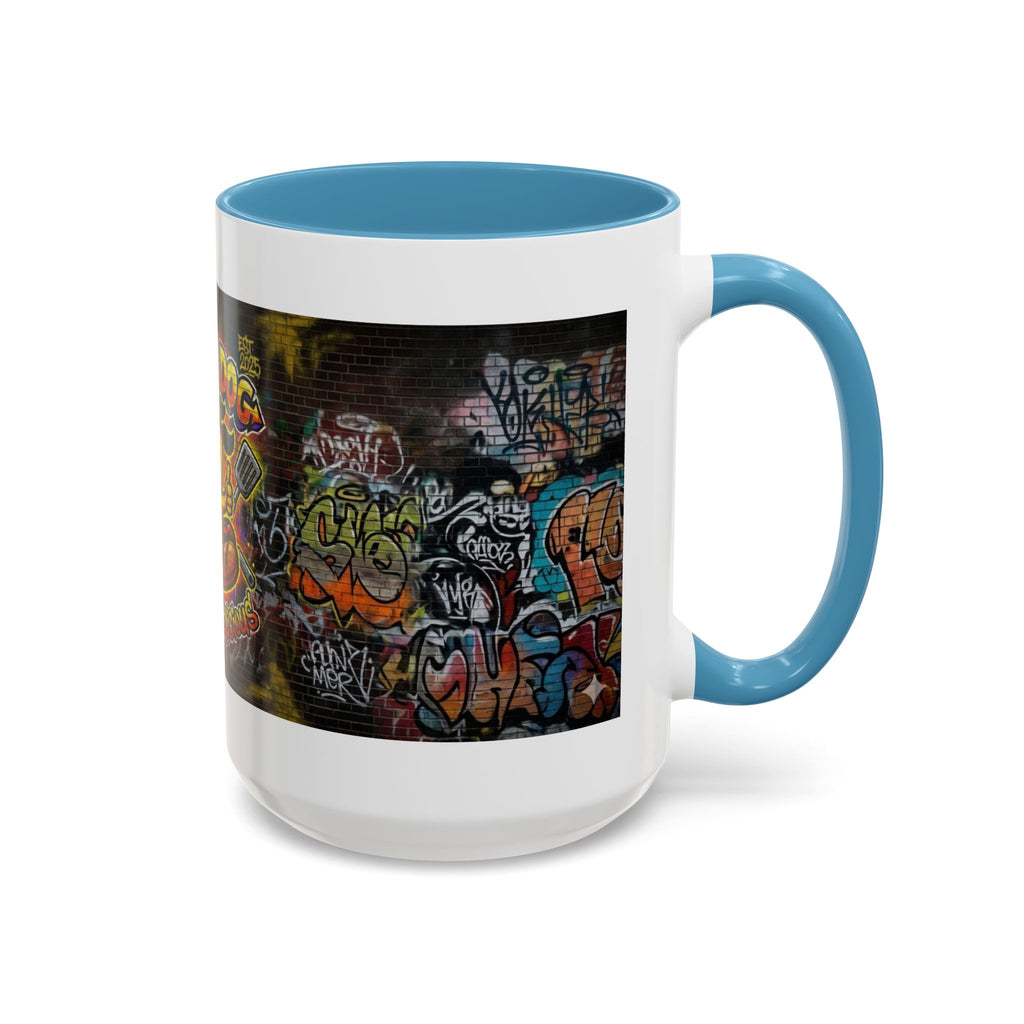 Rollin Dog Hot Dog Mug — Graffiti Skate Vibe Coffee Cup (11/15oz)