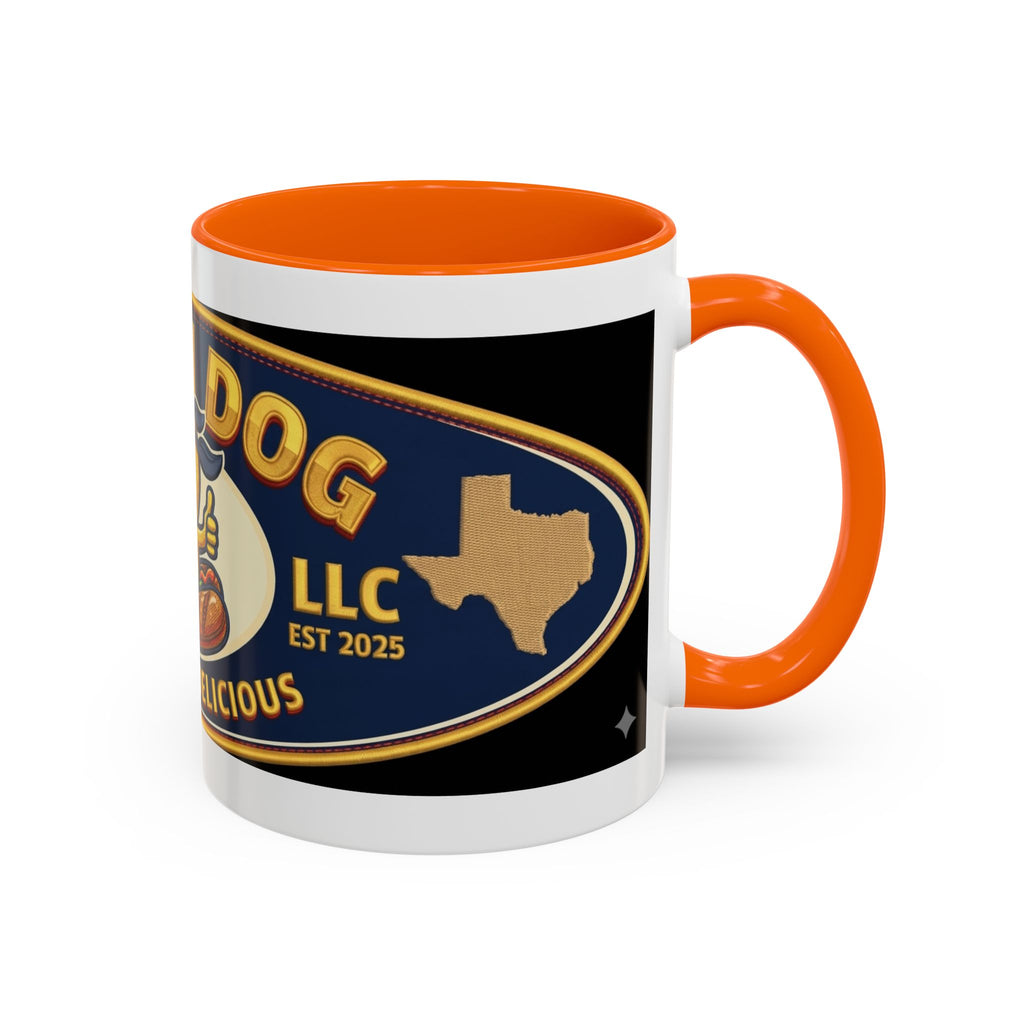 Texas Rollin Dog Coffee Mug - 'Dog Gone Delicious' Novelty Accent Mug (11/15oz)