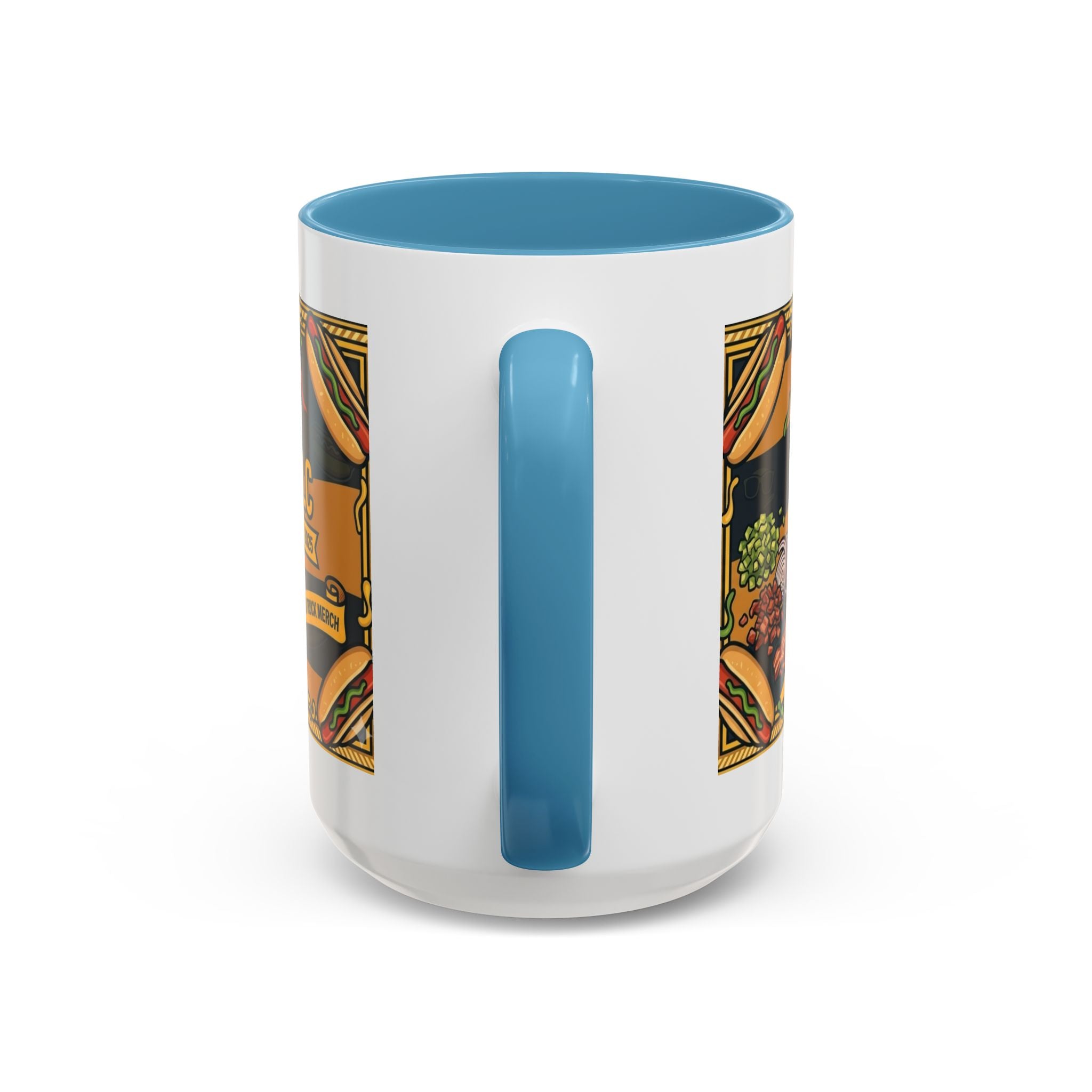 Rollin Dog Hot Dog Mug — Retro 'Dog Gone Delicious' Coffee Cup (11/15oz)