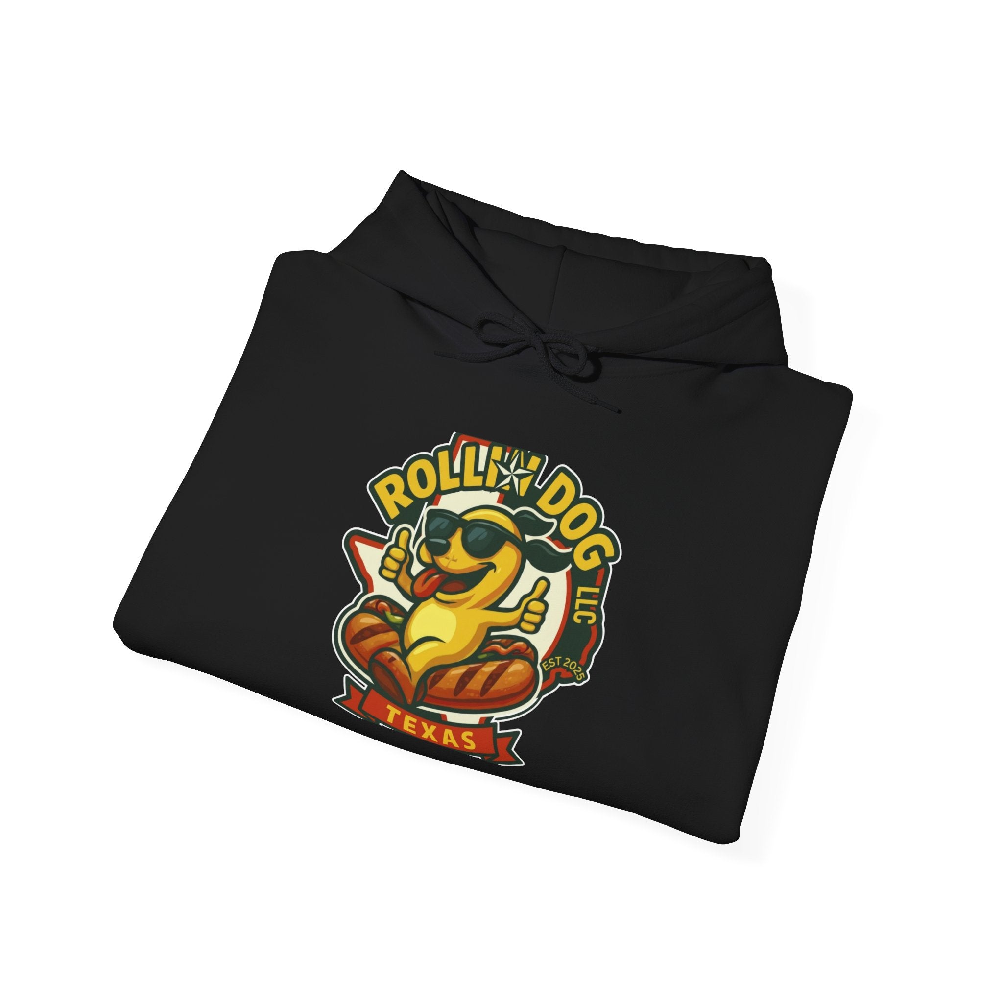 Texas Rollin Dog Unisex Heavy Blend™ Hooded Sweatshirt