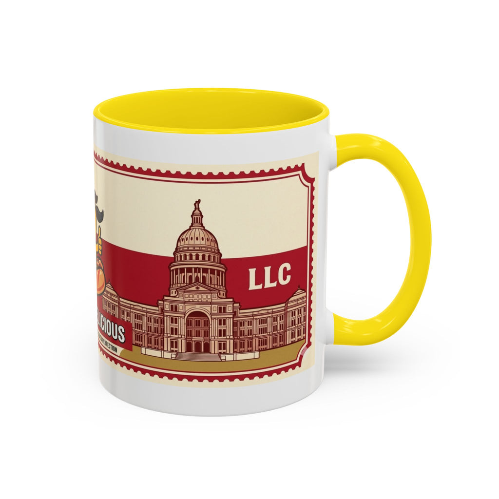 Rollin Dog Coffee Mug — Retro 'Dog Gone Delicious' Hot Dog Design (11/15oz)