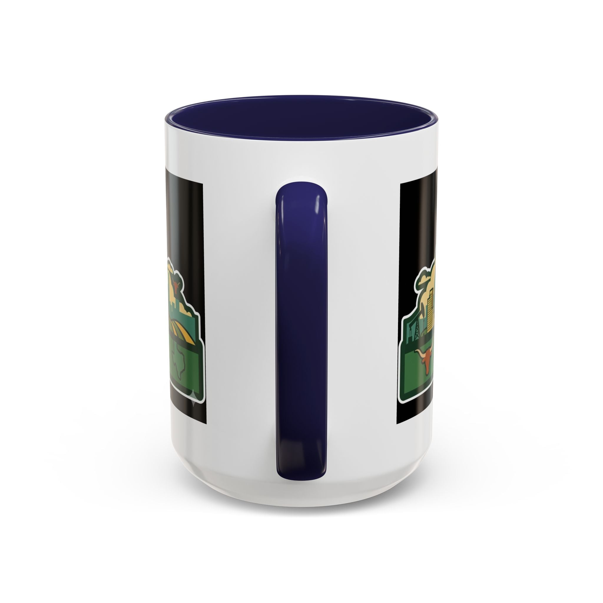 San Antonio Rollin Dog Coffee Mug — Fun Hot Dog Logo Accent Mug (11/15oz)