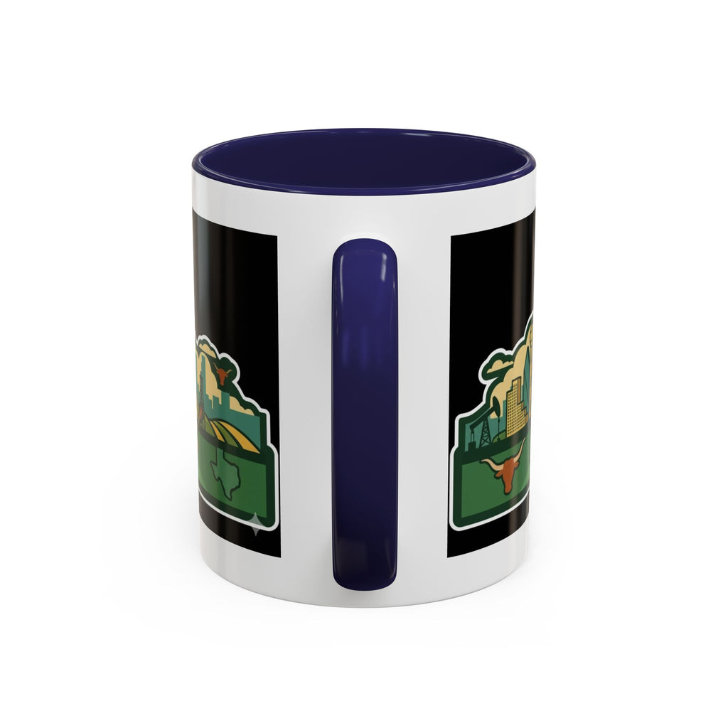 San Antonio Rollin Dog Coffee Mug — Fun Hot Dog Logo Accent Mug (11/15oz)