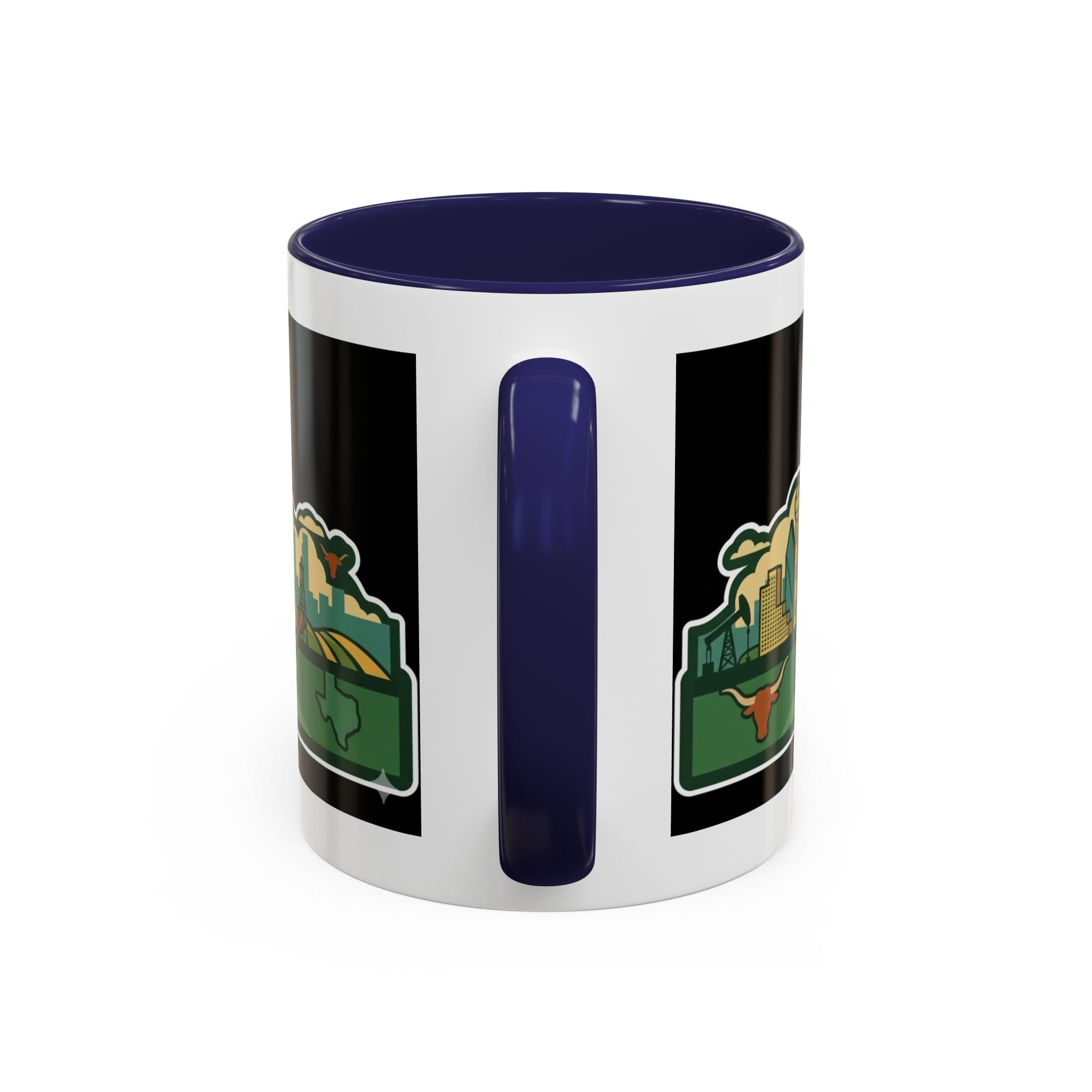 San Antonio Rollin Dog Coffee Mug — Fun Hot Dog Logo Accent Mug (11/15oz)