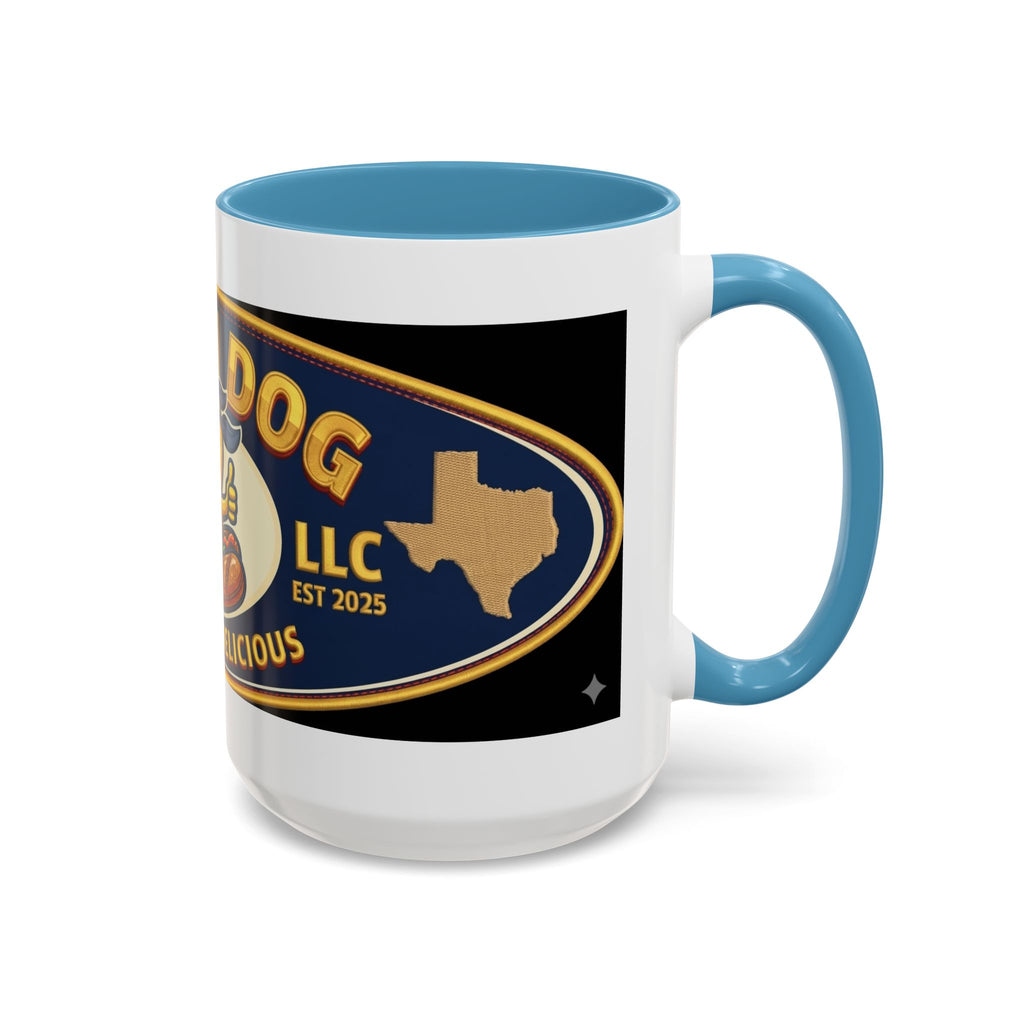 Texas Rollin Dog Coffee Mug - 'Dog Gone Delicious' Novelty Accent Mug (11/15oz)