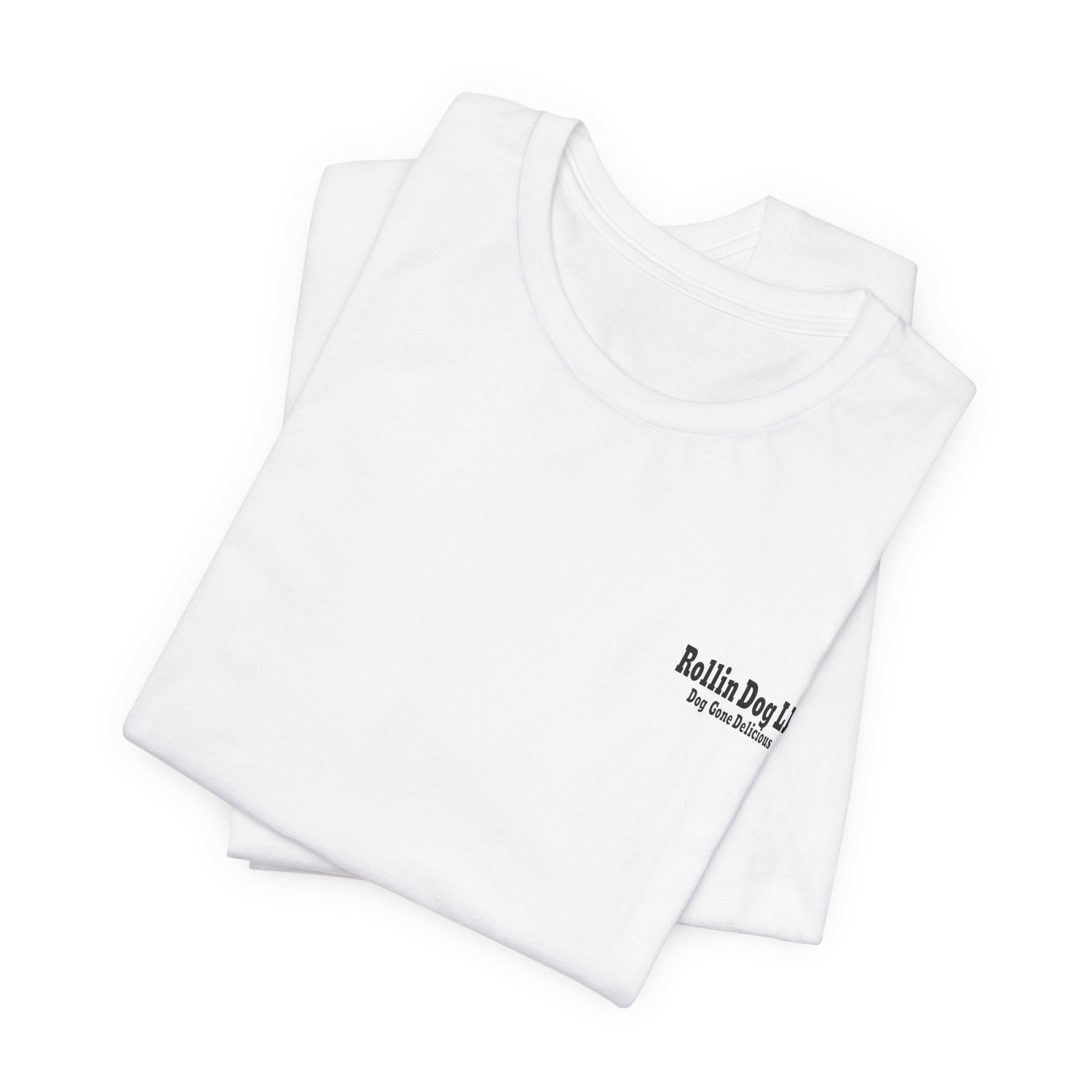 Rollin Dog Graphic Tee Graffiti 1 — Retro Hot Dog Street Art T-Shirt