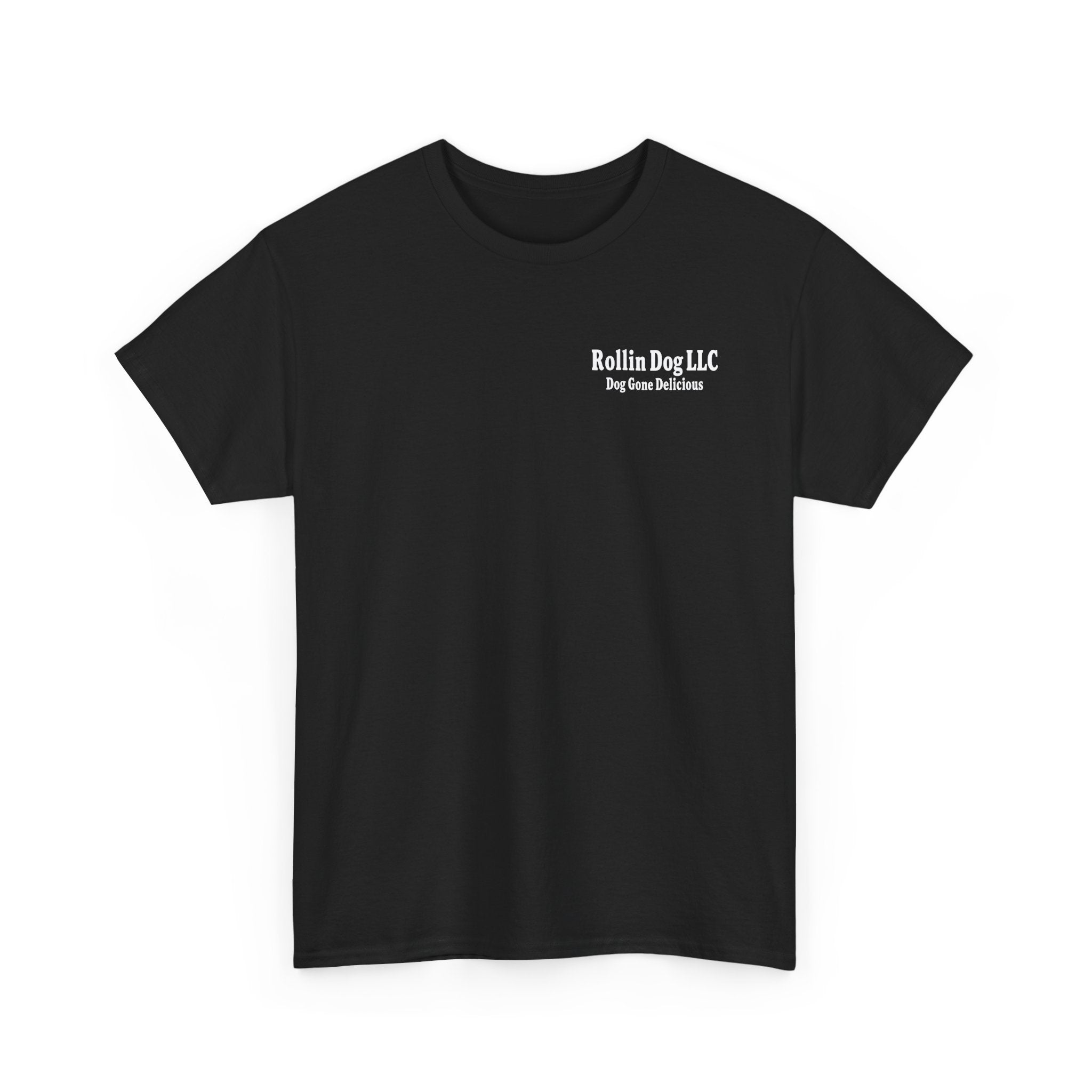 Rollin Dog Tee Graffiti 3 — 'Rollin Dog: Dog Gone Delicious' Graphic T‑Shirt