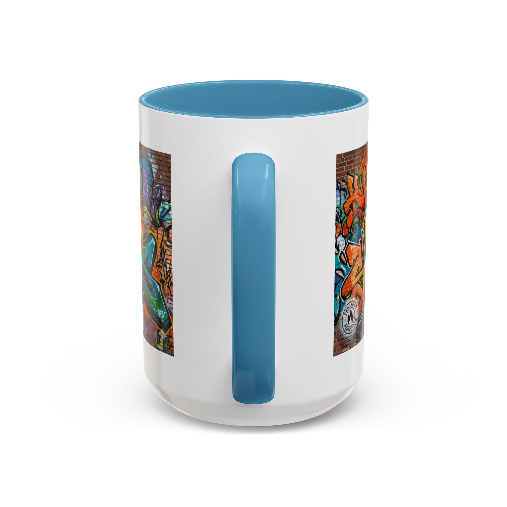Rollin' Dog Graffiti Coffee Mug — Fun Hot Dog Street Art Accent Mug (11/15oz)
