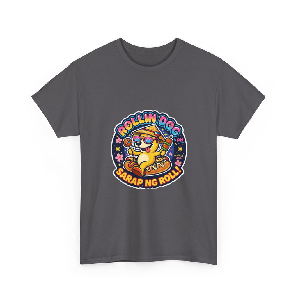 T-Shirt — "Rollin Dog" Sarap ng Roll Cute Filipino Foodie Tee
