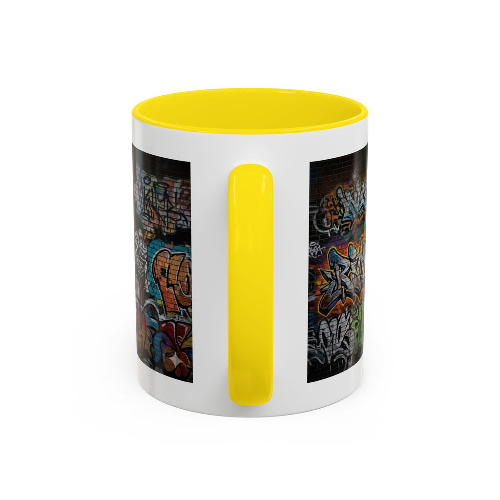 Rollin Dog Hot Dog Mug — Graffiti Skate Vibe Coffee Cup (11/15oz)