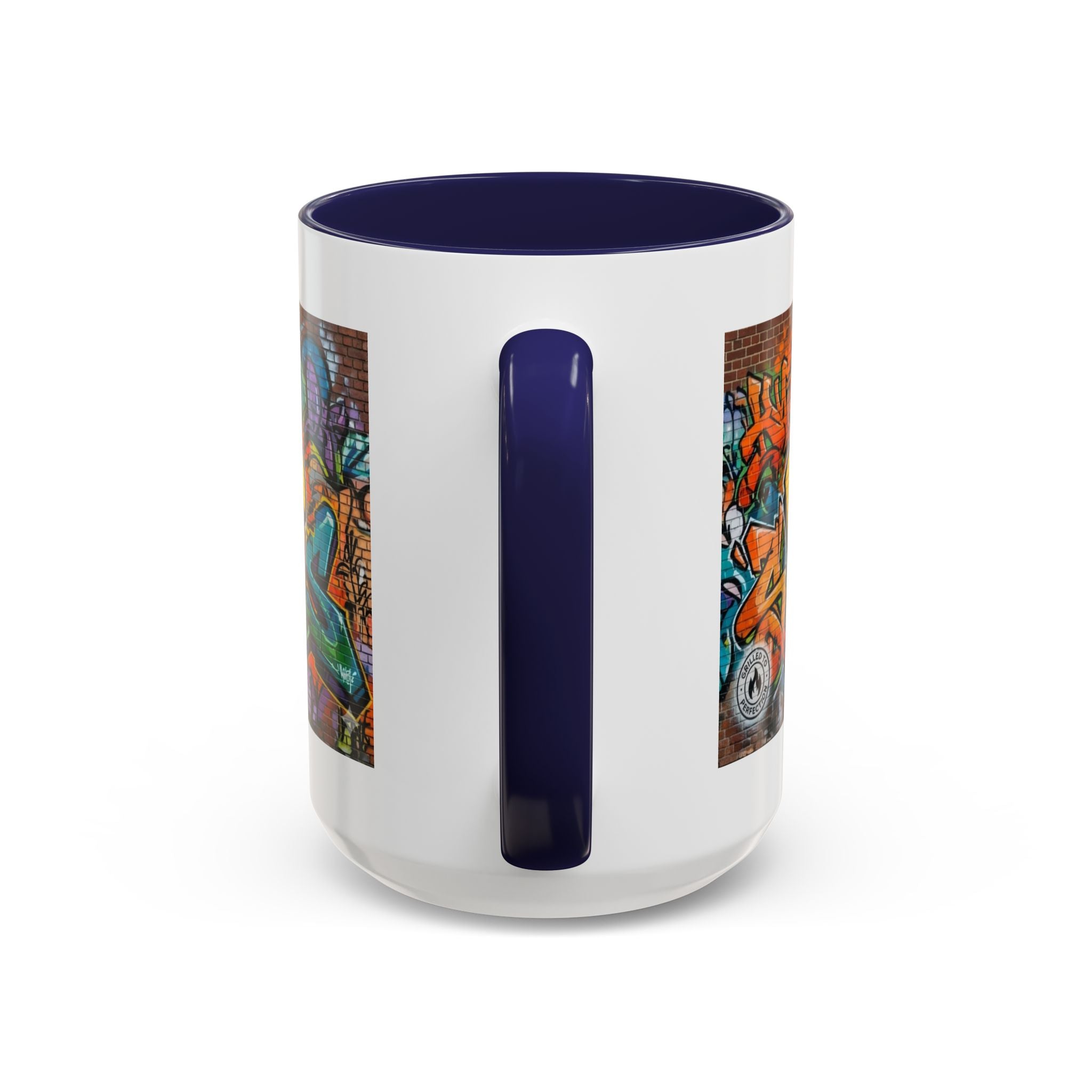 Rollin' Dog Graffiti Coffee Mug — Fun Hot Dog Street Art Accent Mug (11/15oz)