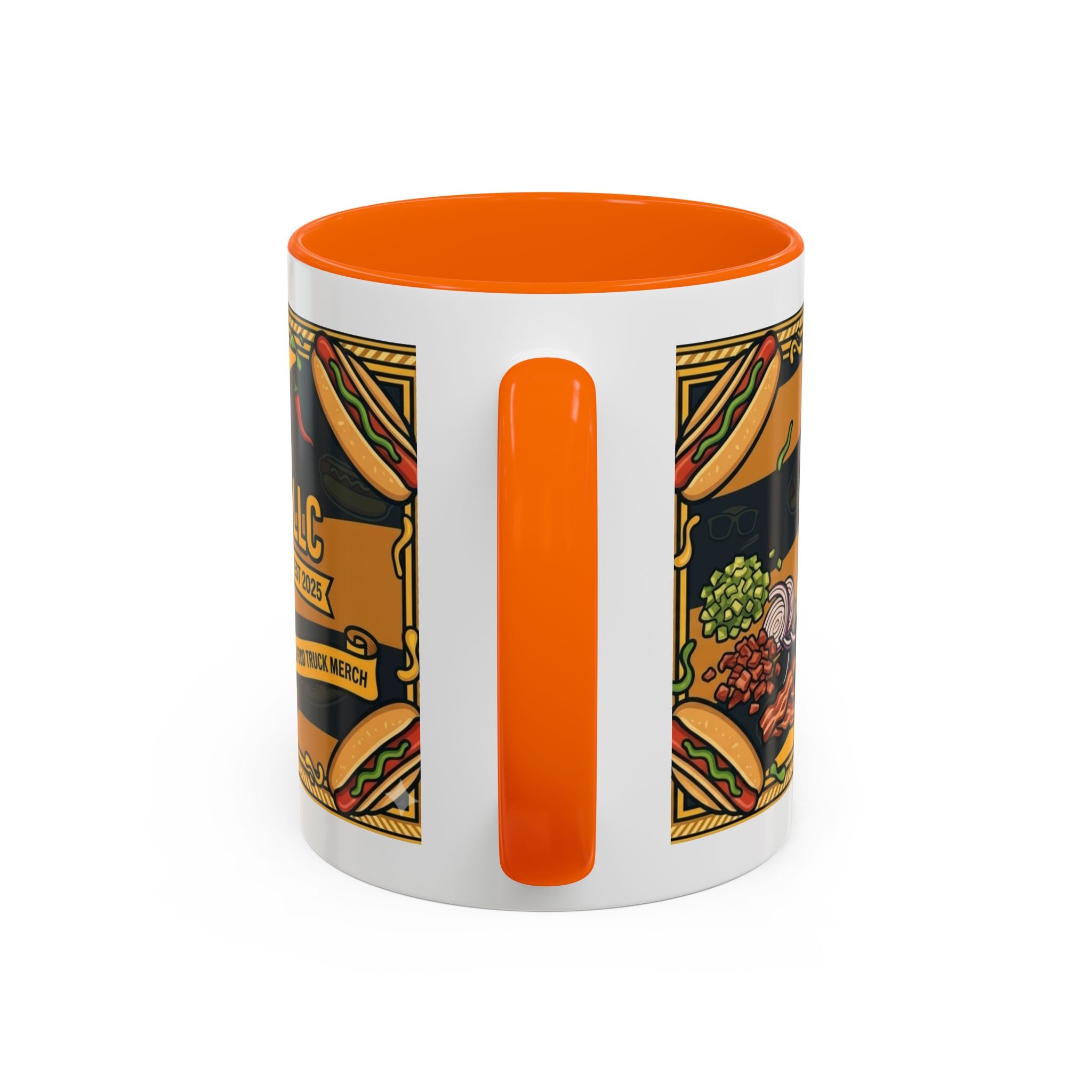 Rollin Dog Hot Dog Mug — Retro 'Dog Gone Delicious' Coffee Cup (11/15oz)
