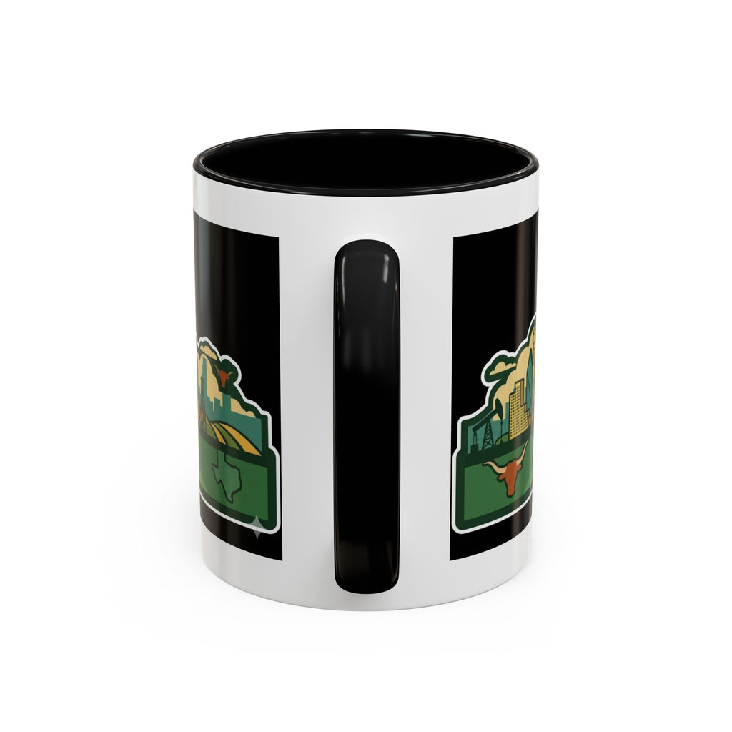 San Antonio Rollin Dog Coffee Mug — Fun Hot Dog Logo Accent Mug (11/15oz)