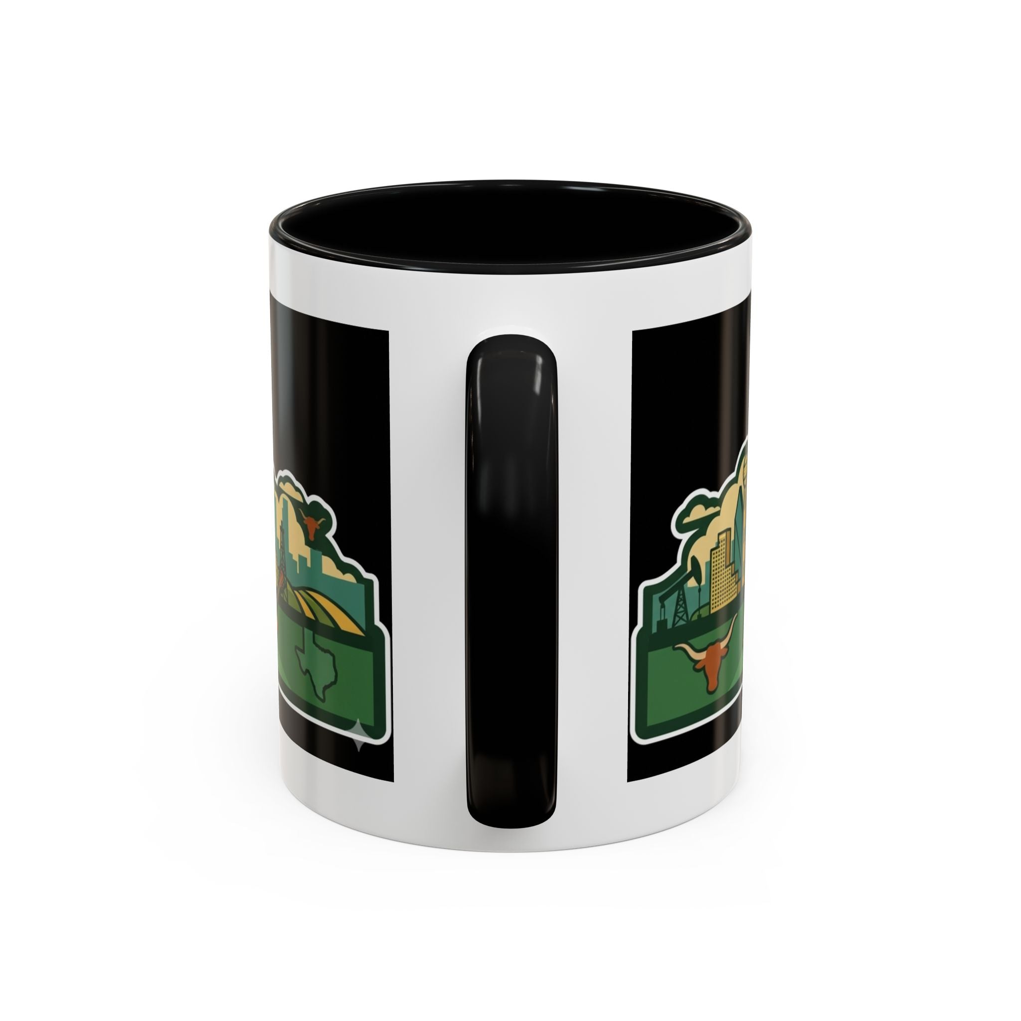 San Antonio Rollin Dog Coffee Mug — Fun Hot Dog Logo Accent Mug (11/15oz)