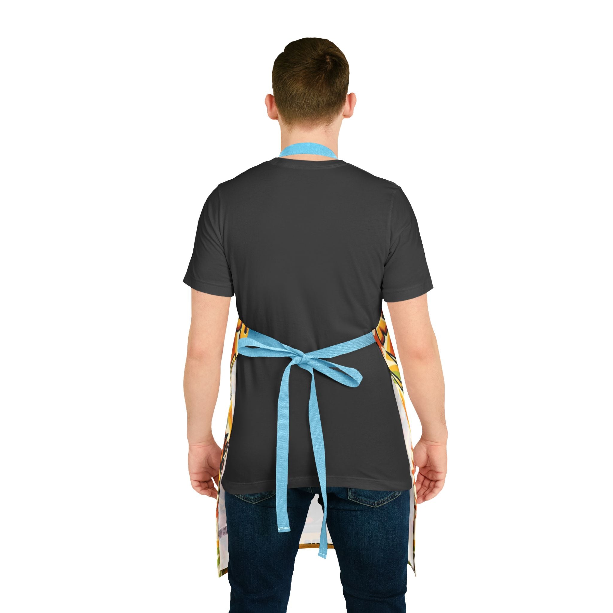 Grilling Apron — "Rollin Dog" Hot Dog BBQ Apron (Dog Gone Delicious)
