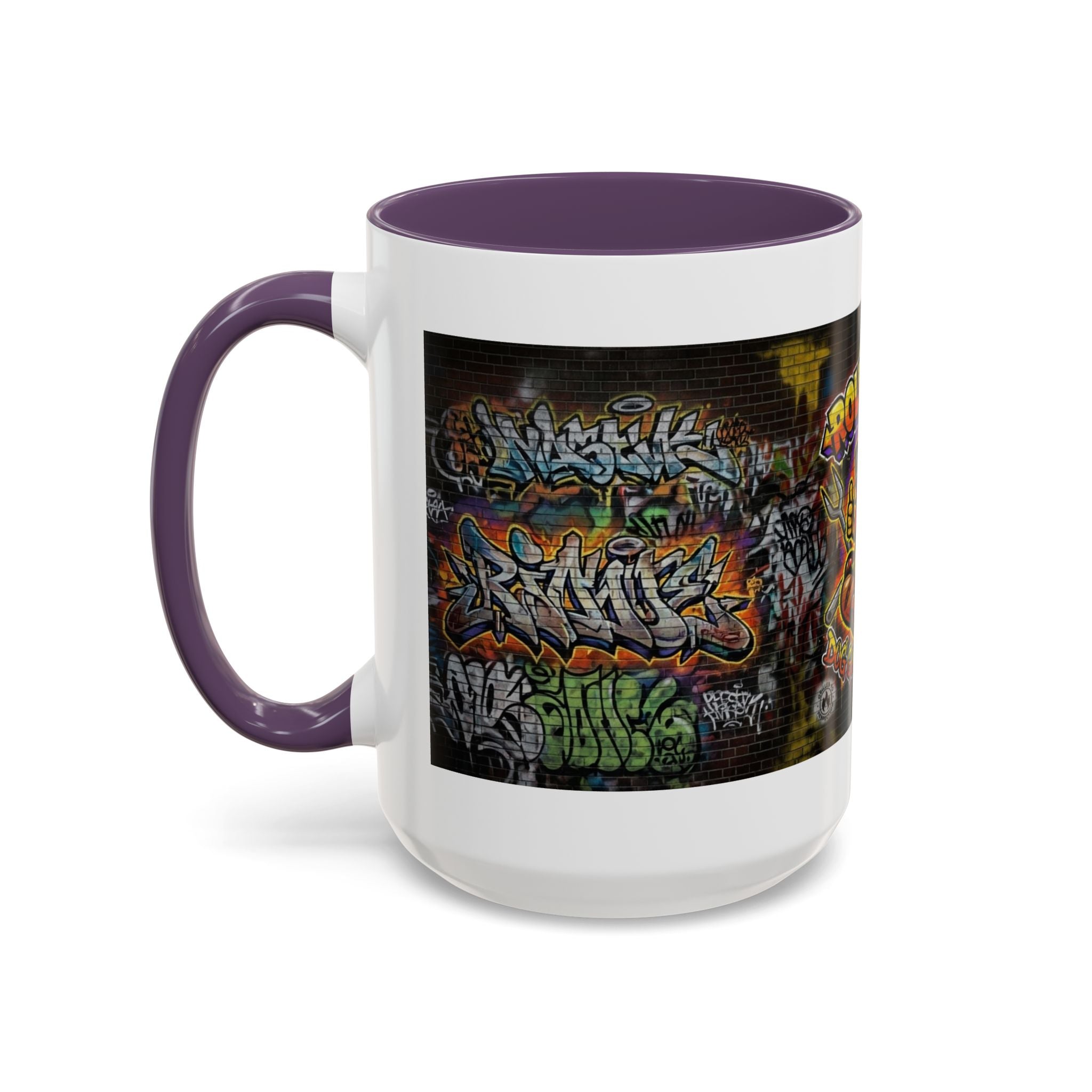 Rollin Dog Hot Dog Mug — Graffiti Skate Vibe Coffee Cup (11/15oz)