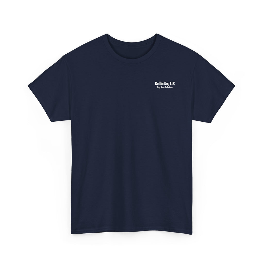 Rollin' Dog Texas T-Shirt — Retro Hot Dog Logo Tee