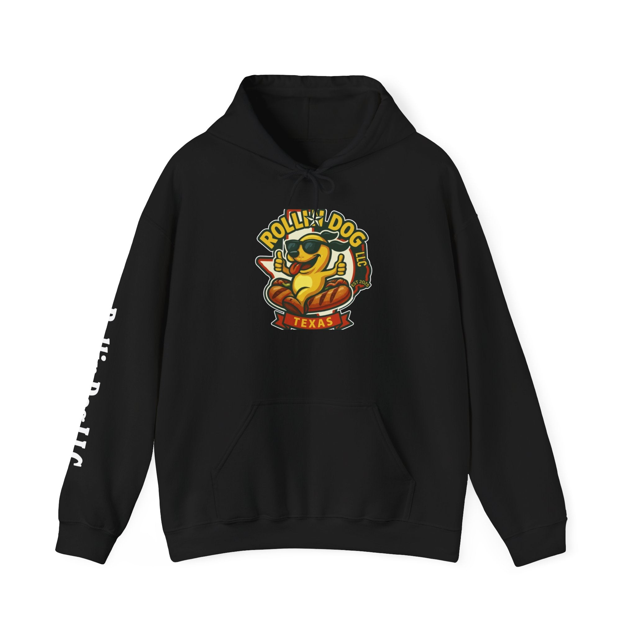 Texas Rollin Dog Unisex Heavy Blend™ Hooded Sweatshirt