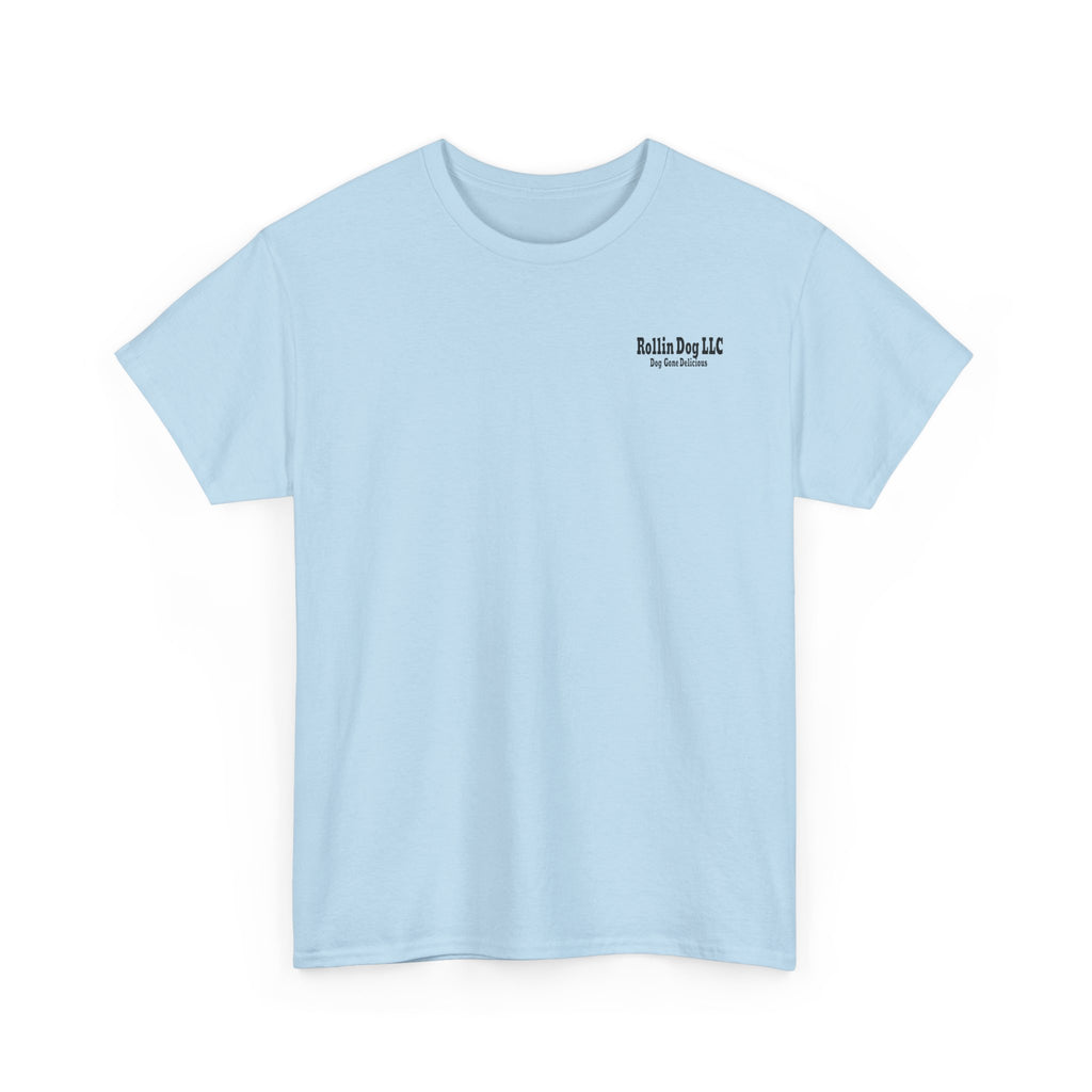 T-Shirt — "Rollin Dog: Dog Gone Delicious" Retro Hot Dog Graphic Tee