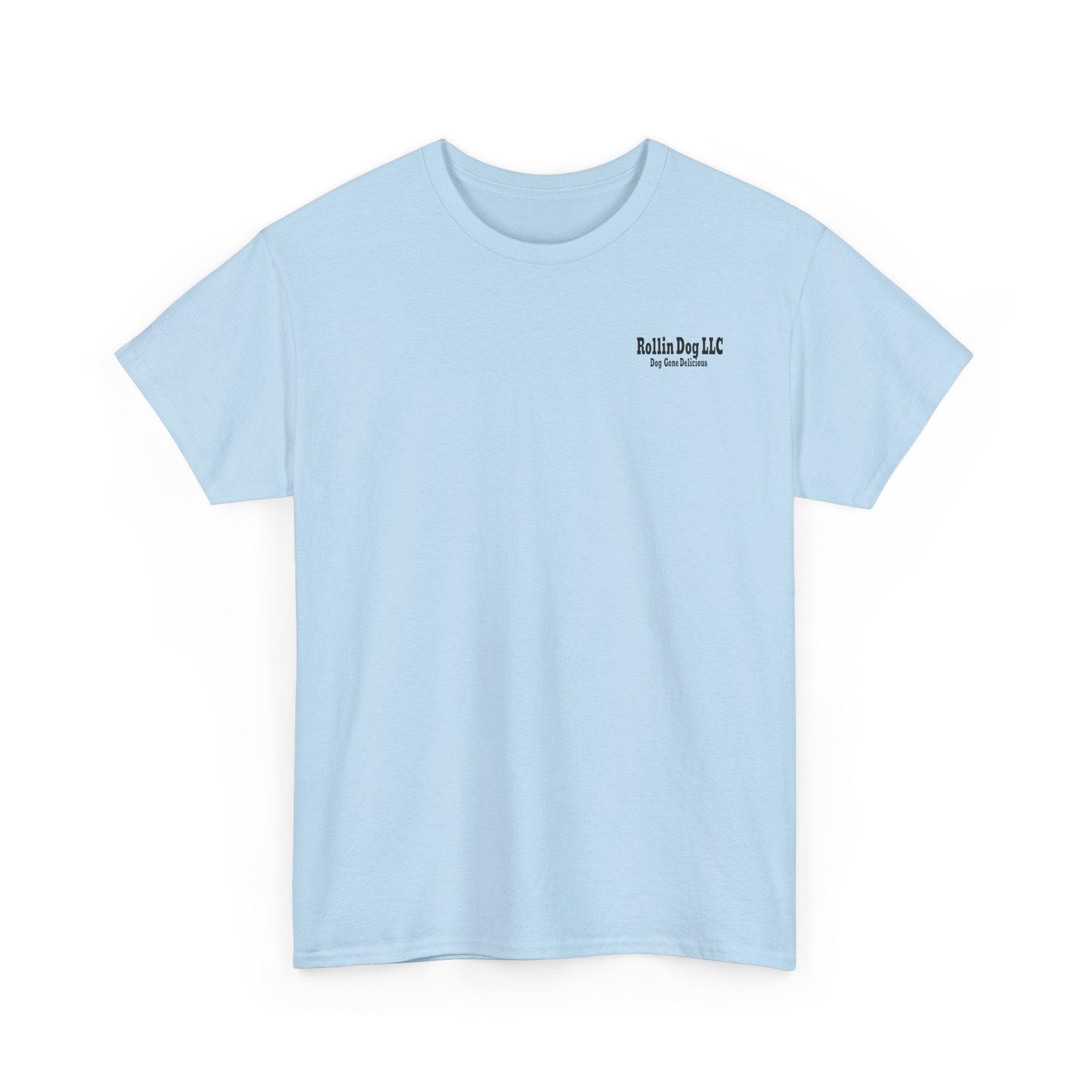 T-Shirt — "Rollin Dog: Dog Gone Delicious" Retro Hot Dog Graphic Tee