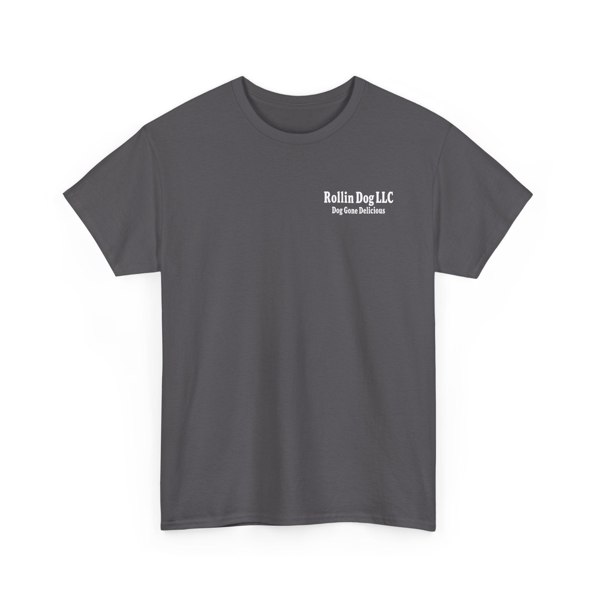 Rollin Dog Tee Graffiti 3 — 'Rollin Dog: Dog Gone Delicious' Graphic T‑Shirt