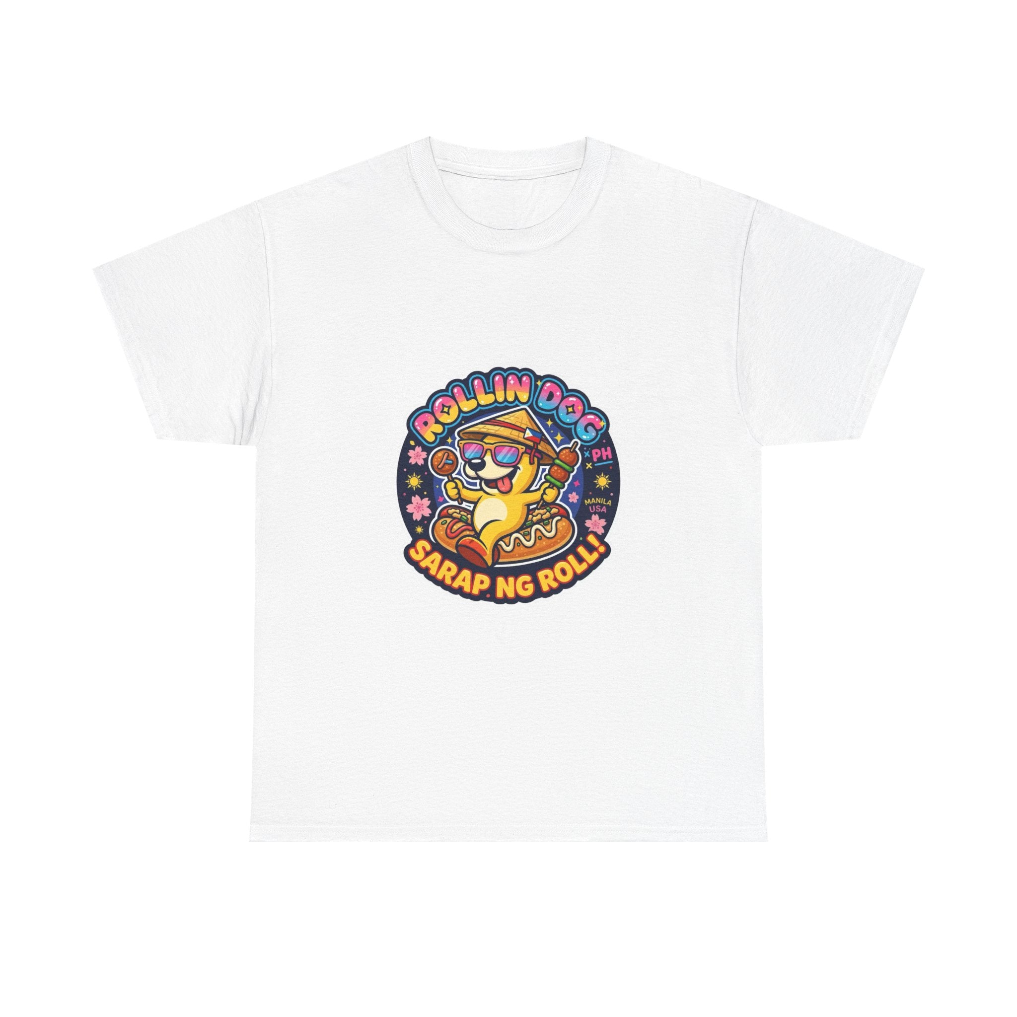 T-Shirt — "Rollin Dog" Sarap ng Roll Cute Filipino Foodie Tee