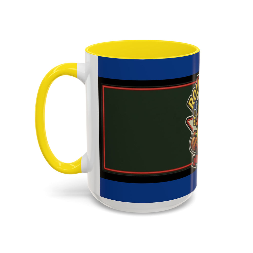 Texas Rollin Dog 'Dog Gone Delicious' Accent Coffee Mug – Fun Hot Dog Logo 11/15oz