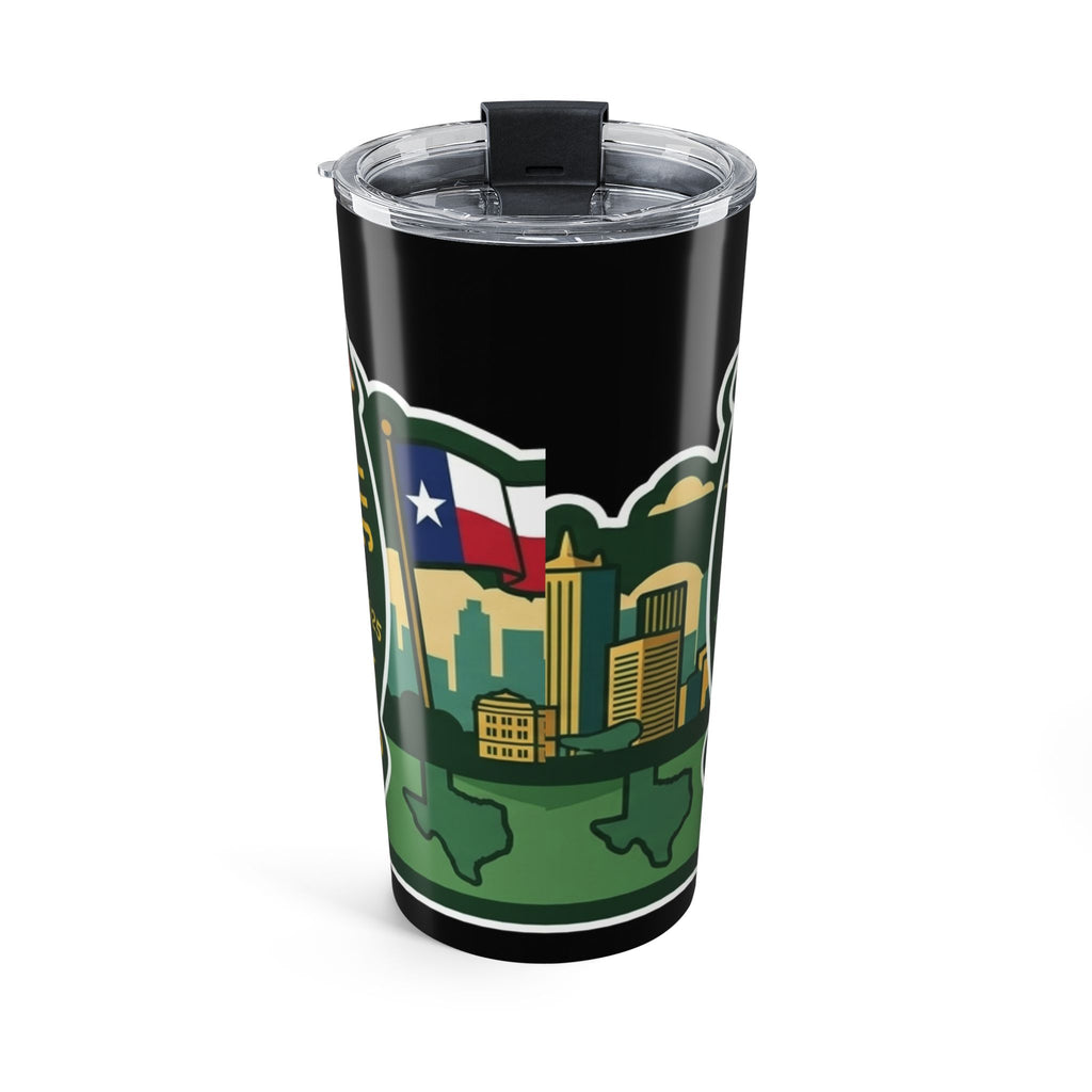20oz Tumbler — Texas Chill Emoji Design (Sunglasses Nacho, "Gettin' Down" Theme)