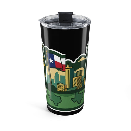 20oz Tumbler — Texas Chill Emoji Design (Sunglasses Nacho, "Gettin' Down" Theme)